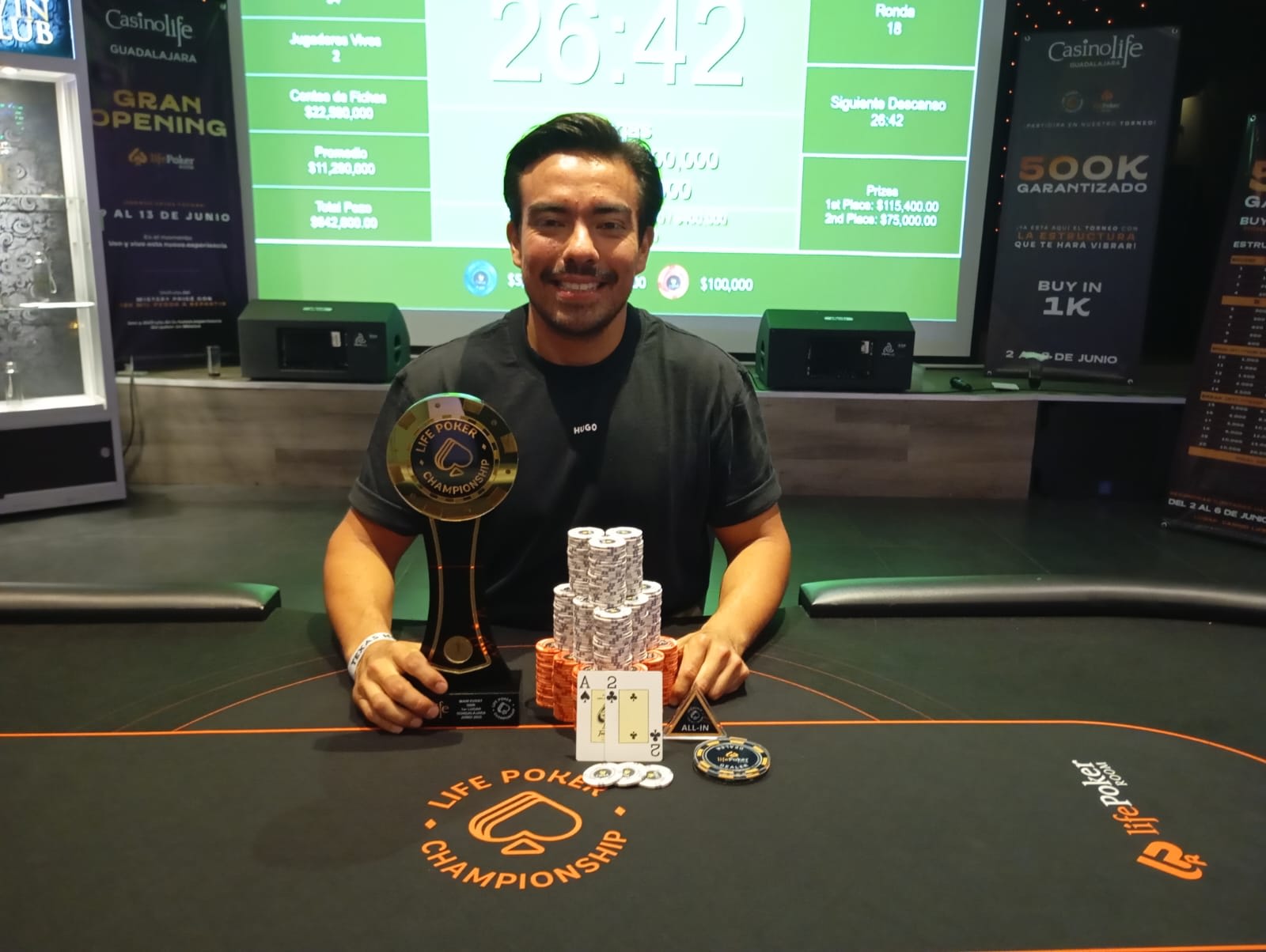 José Torres reclamó el título del primer campeonato del Life GDL