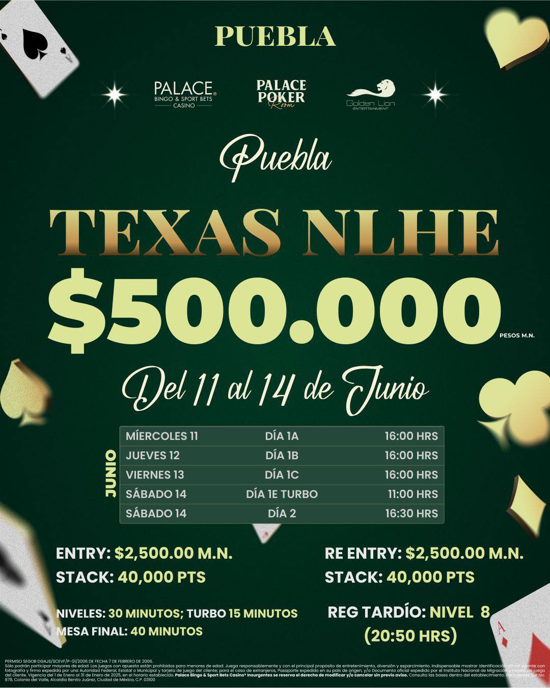 500K Palace Puebla Junio