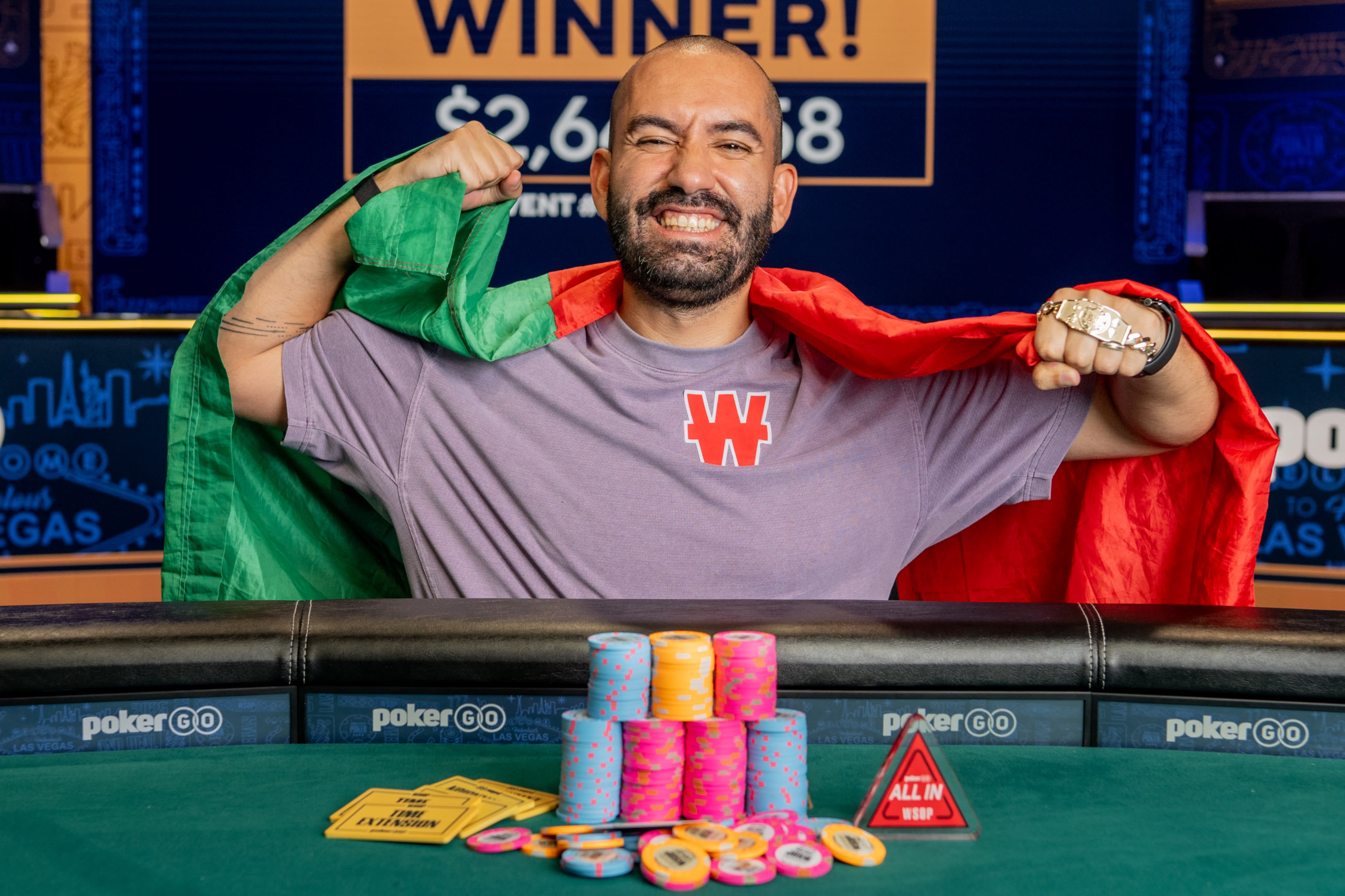 Joao Vieira se quedó con el 100K High Roller de la WSOP