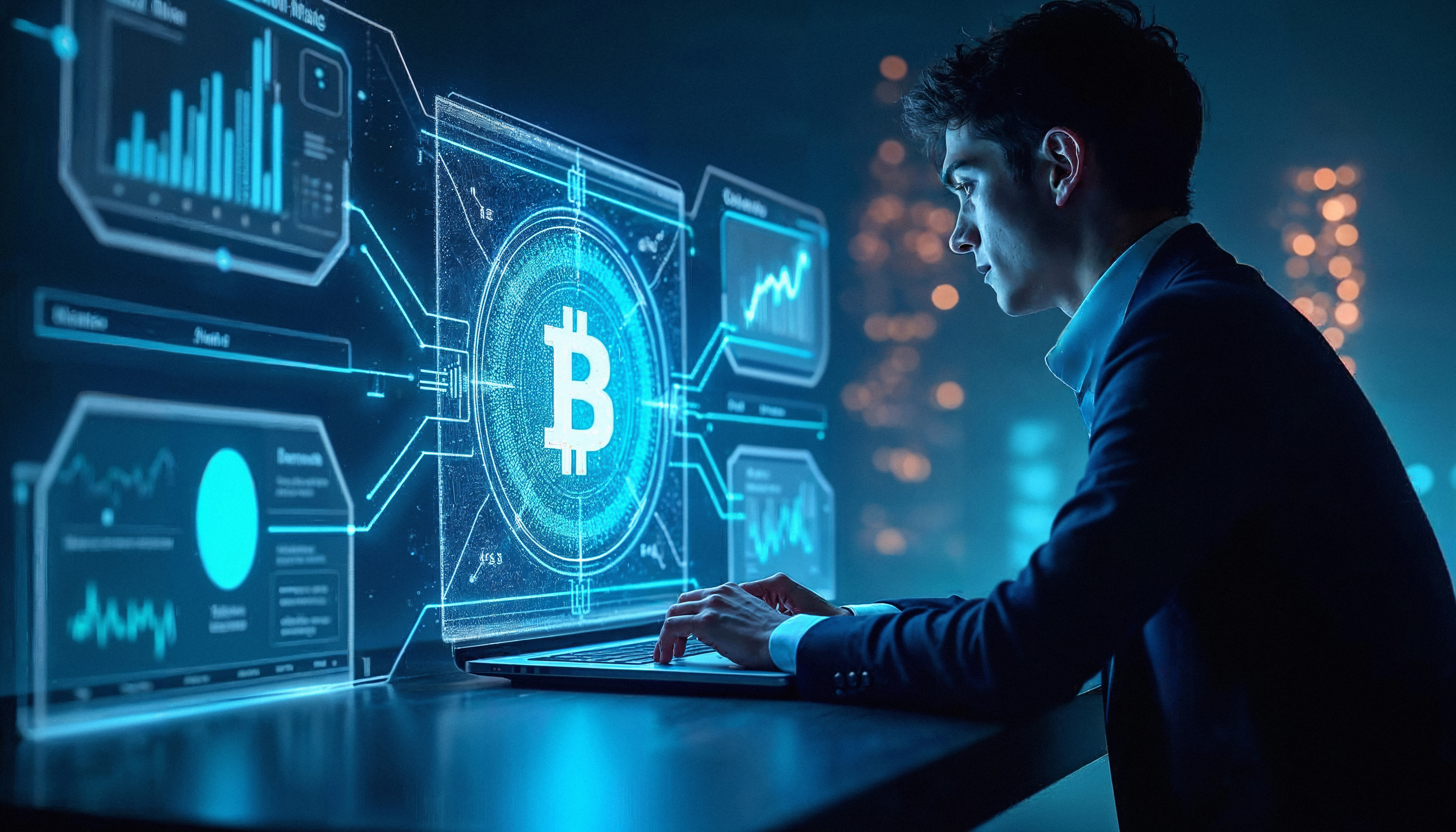 Holograma De Tecnologia Futurista