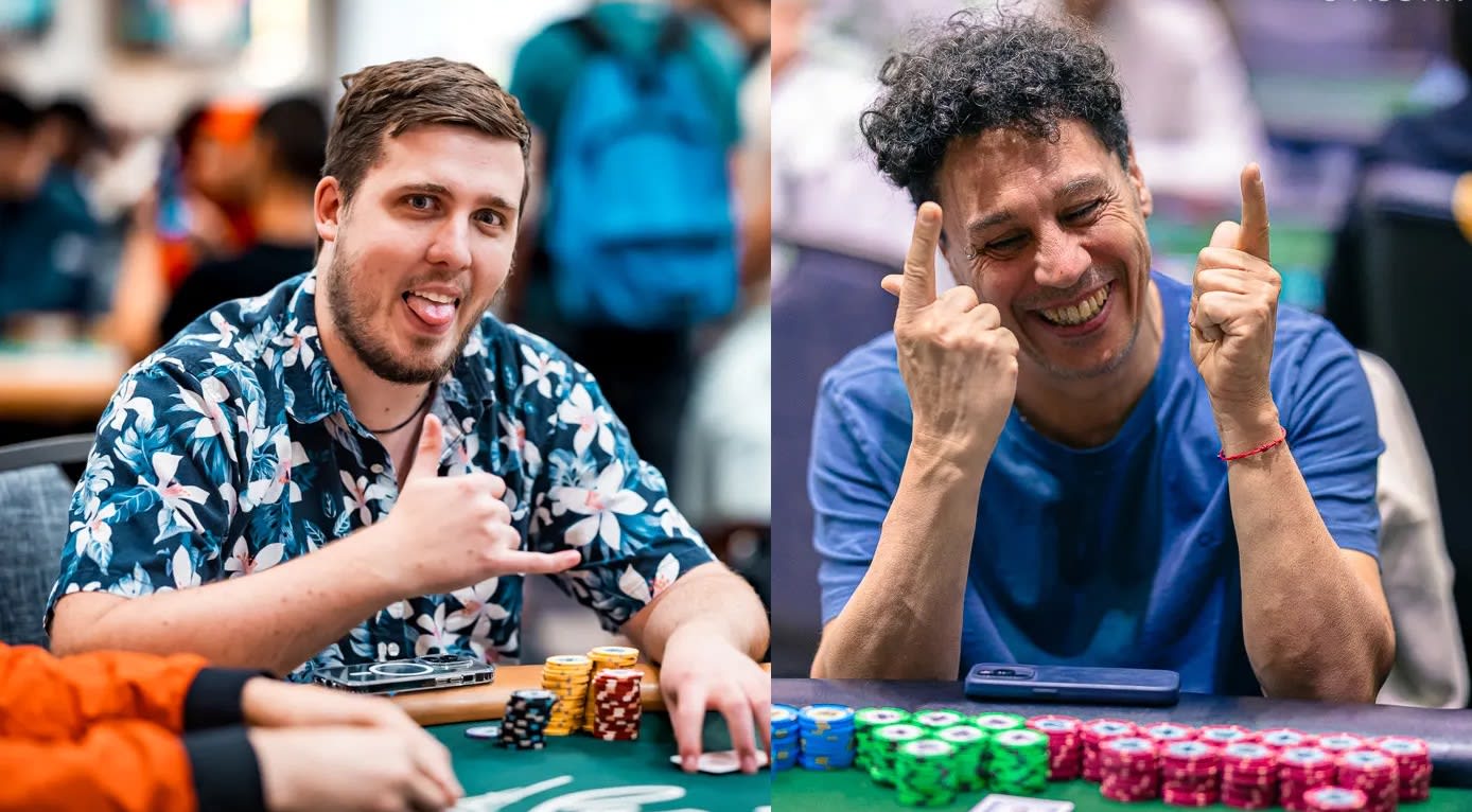 Bartolo Belluscio y Christian Roberts avanzaron en el US$3K Limit Hold’em
