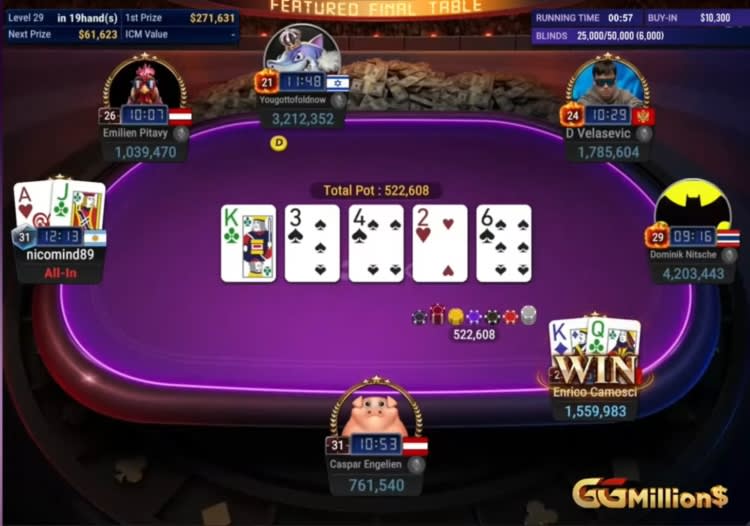 Nicomind89 Busted Ggmillion
