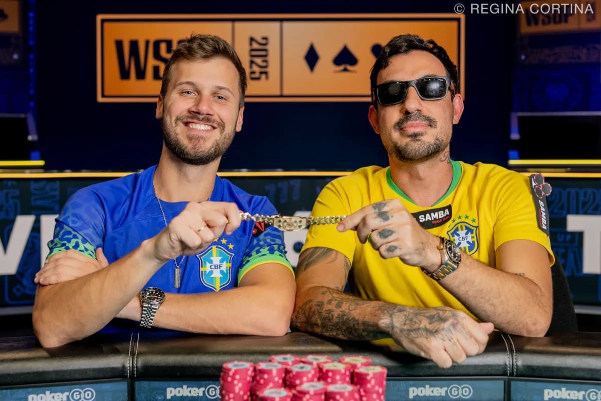 Dupla formada por Kelvin Kerber e Peter Patrício conquista título do Tag Team na WSOP