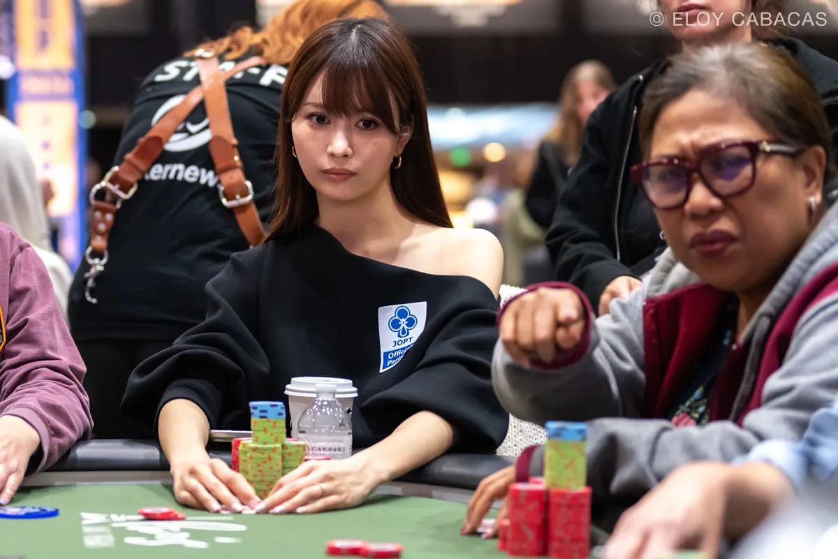Vice em 2023 e campeã em 2024, Shiina Okamoto lidera decisão do Ladies na WSOP