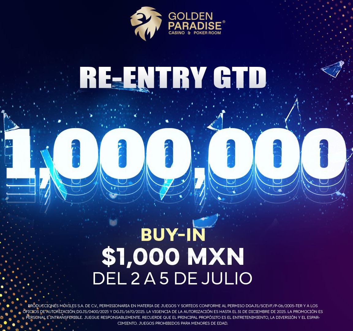 Main Event 1M Golden Paradise Ed