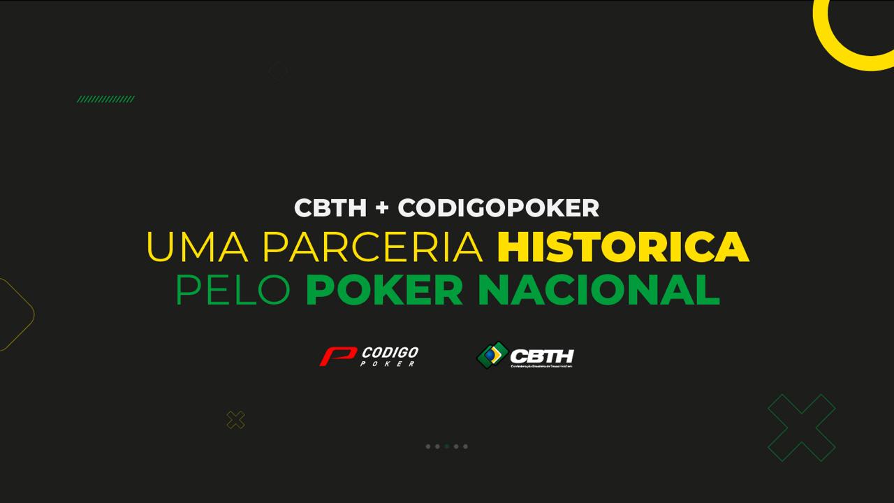 CodigoPoker Brasil é o novo veículo de mídia oficial da CBTH