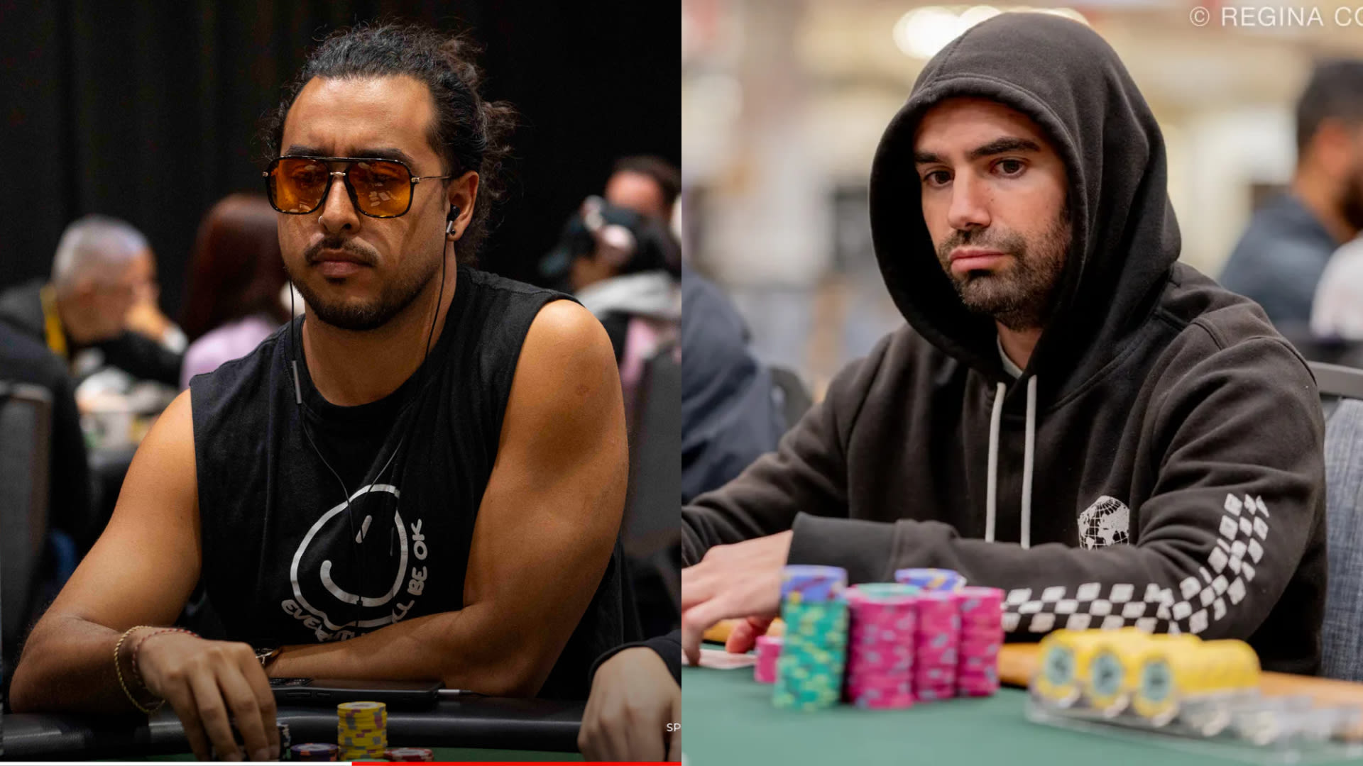 Andrés Fajardo y Joaquín Pacha lideran el Mid-Stakes Championship de la WSOP