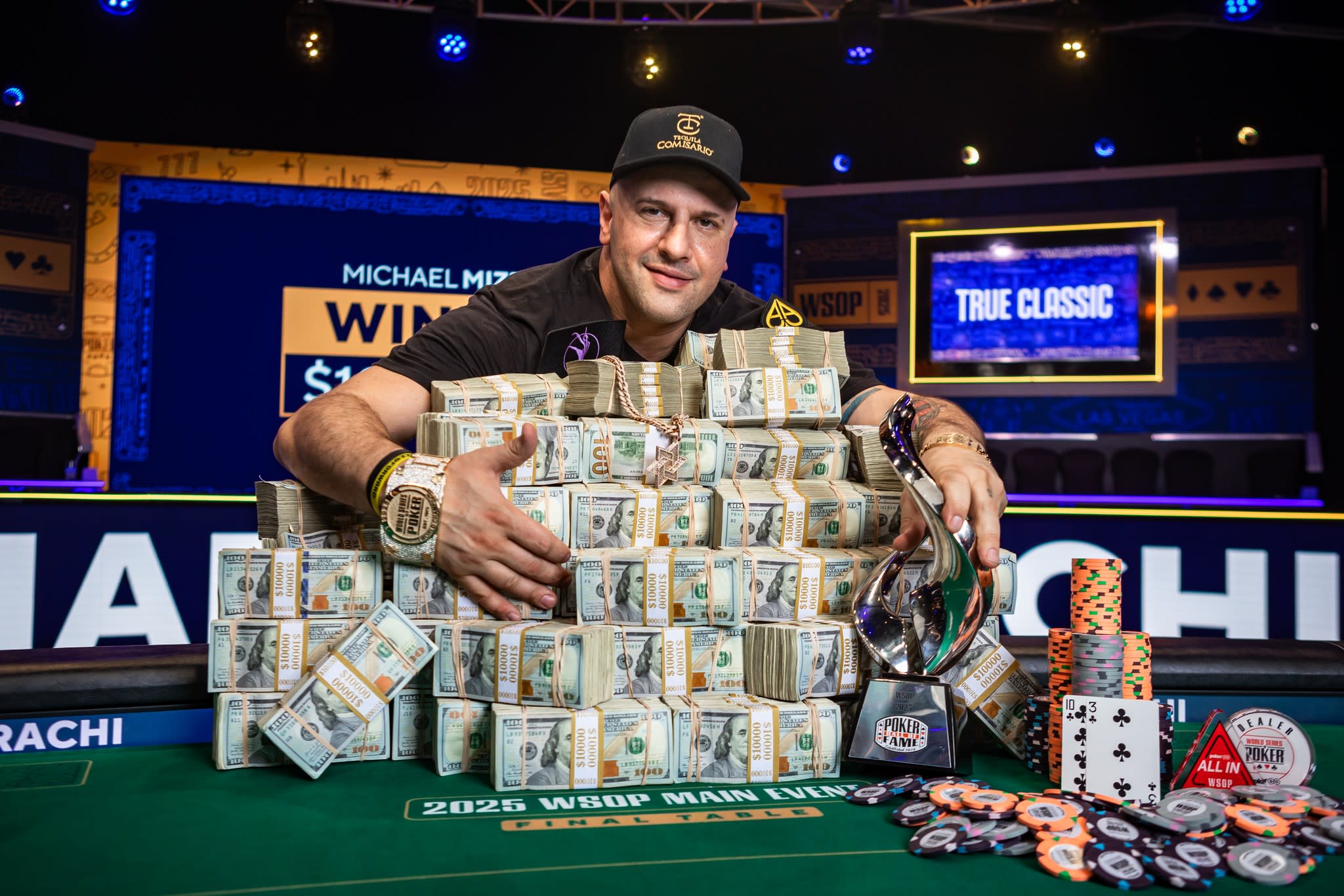 ¡Monstruo! Michael Mizrachi se convirtió en el nuevo campeón del Main Event de la WSOP