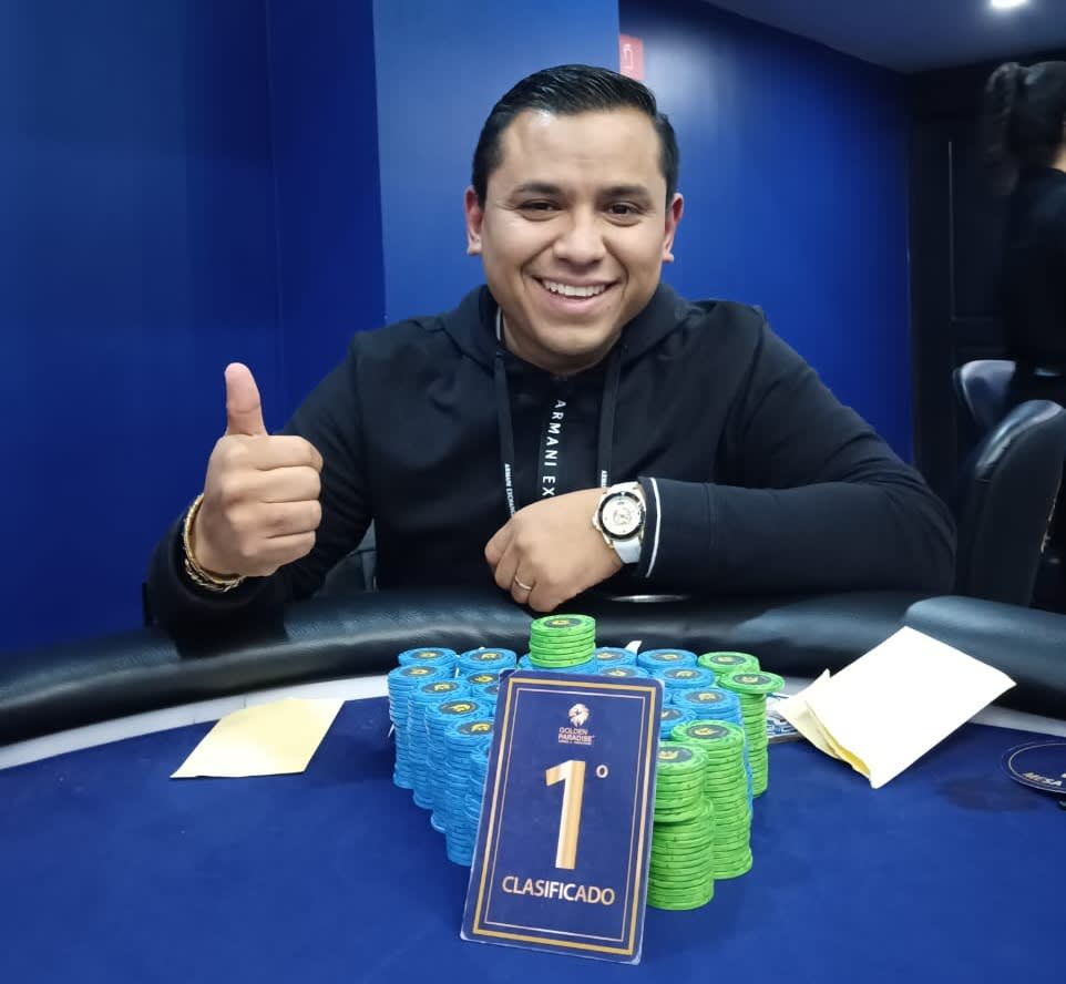 Rodrigo Tepale campeón en el Mystery Bounty de Golden Paradise
