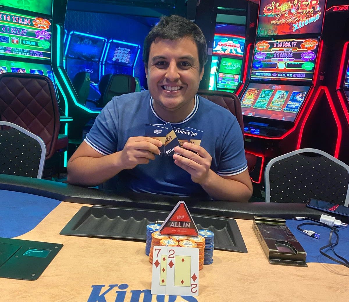 José Gómez sigue ganando por las mañanas en el King´s Casino