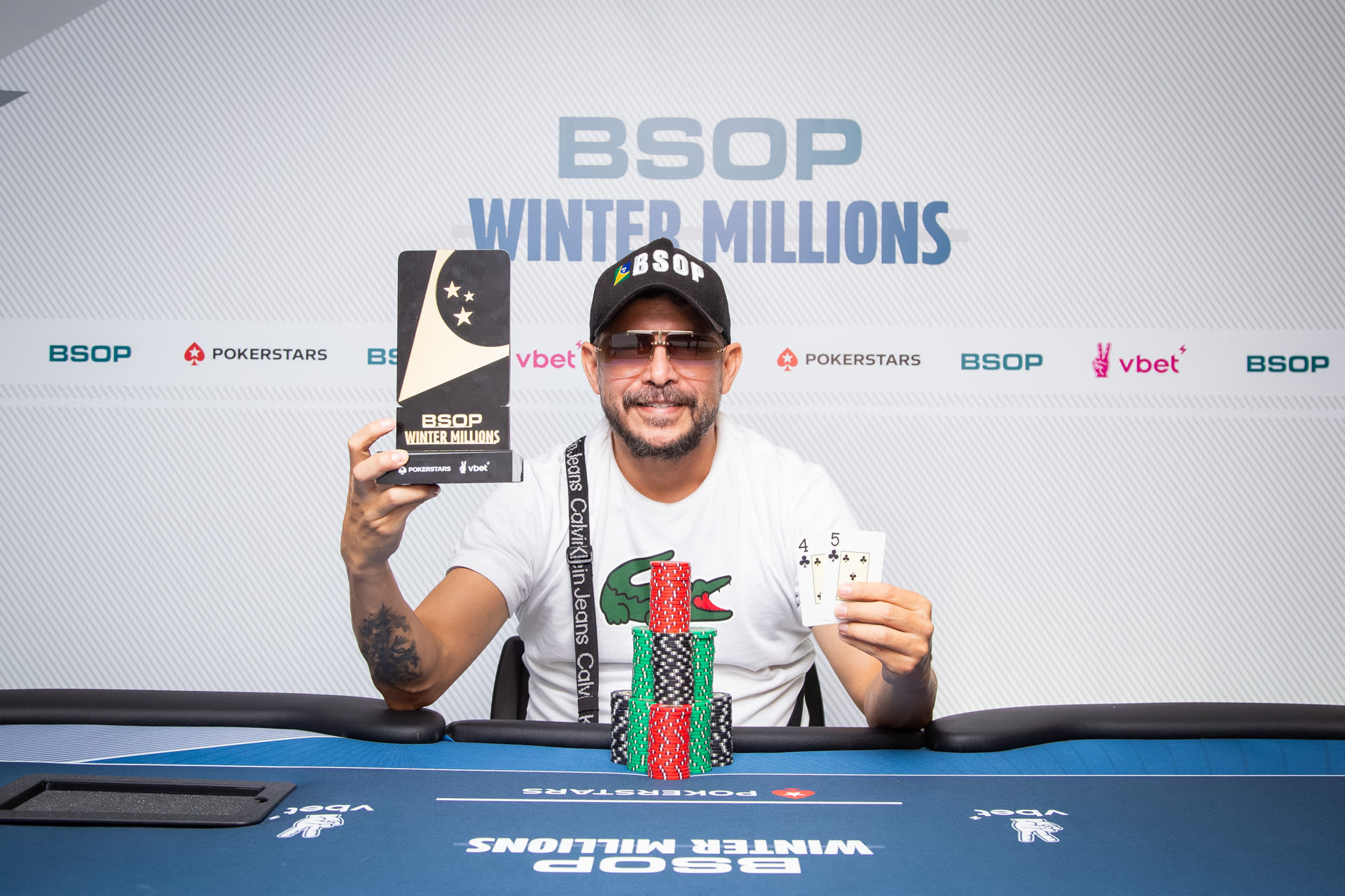 Kenyi Yamamoto sumó un título para Ecuador en el BSOP Winter Millions