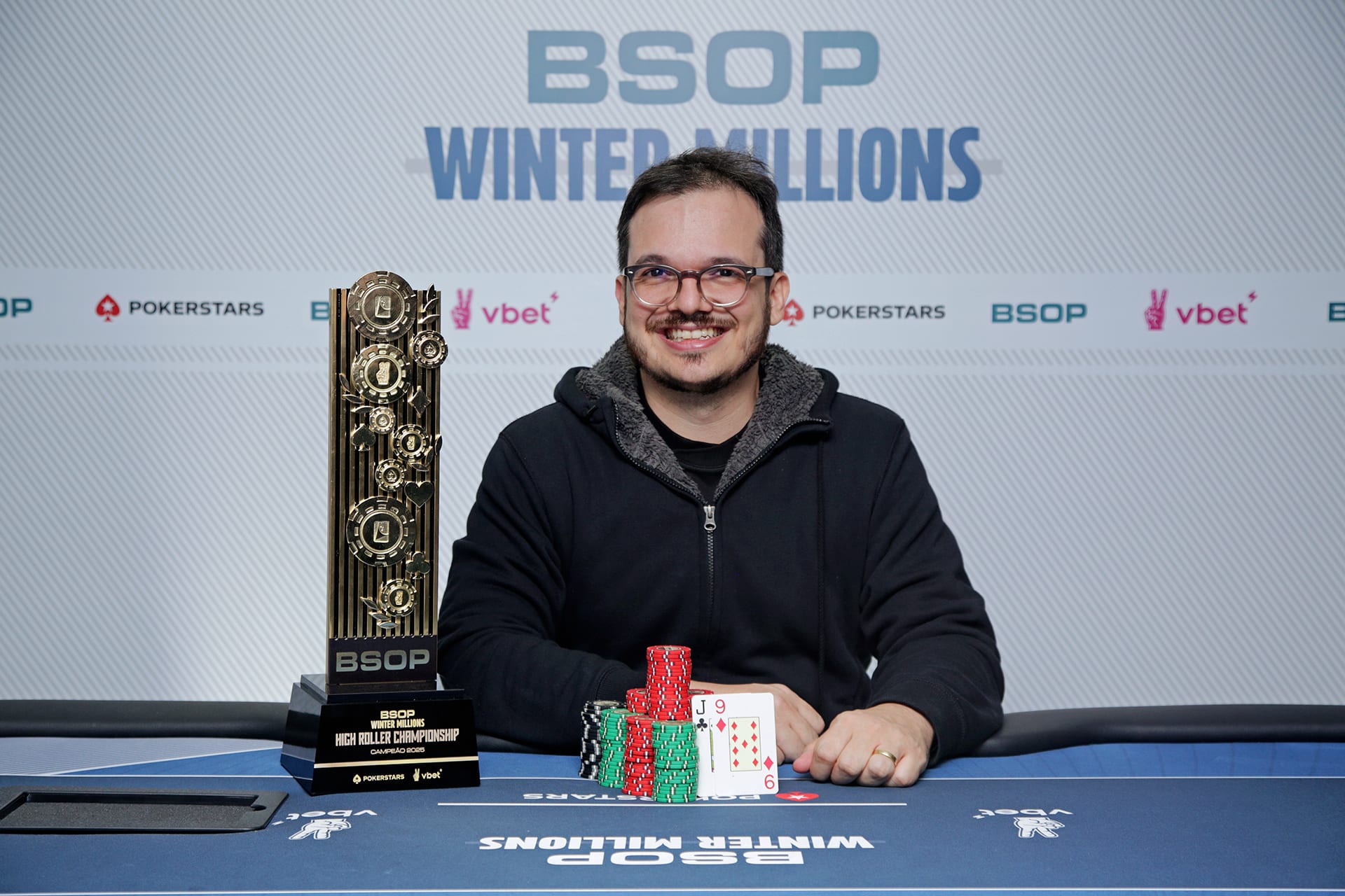 Will Arruda crava High Roller Championship no BSOP Winter Millions