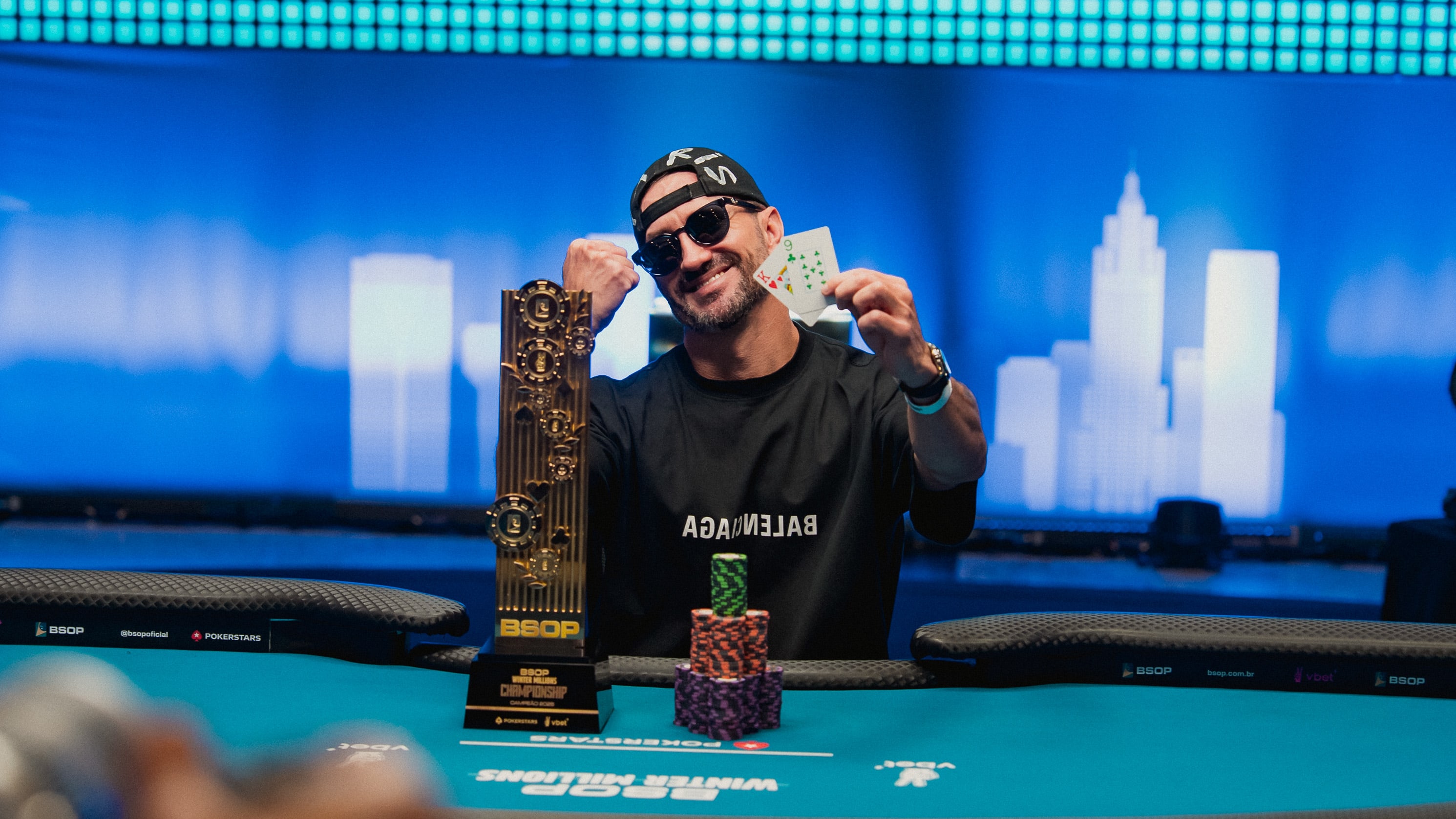 Cristian Aquino vence cansaço, leva título do 25K Championship e faz história no BSOP Winter Millions