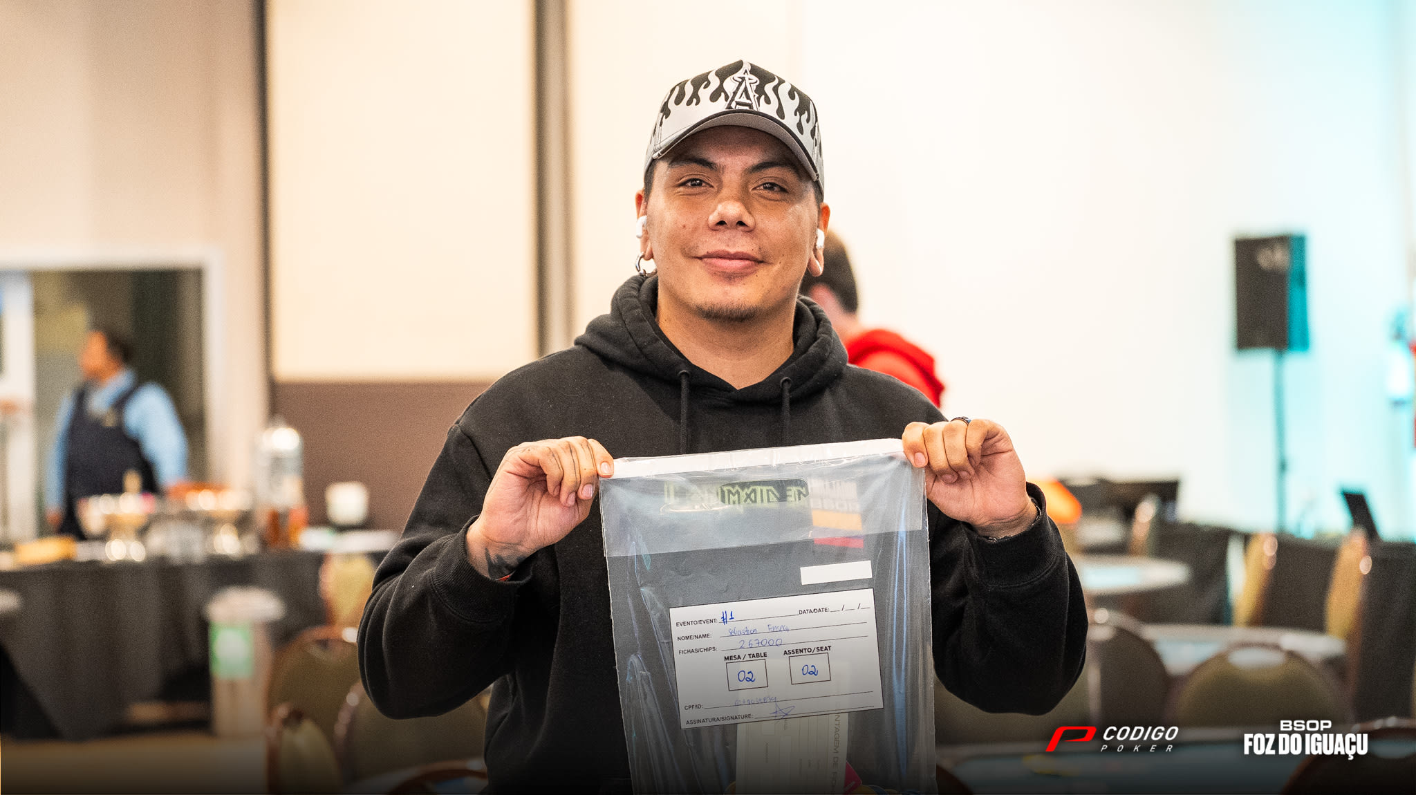 Chip Leader Sebastian Fonseca Start Up Dia 1B Foz Do Iguacu