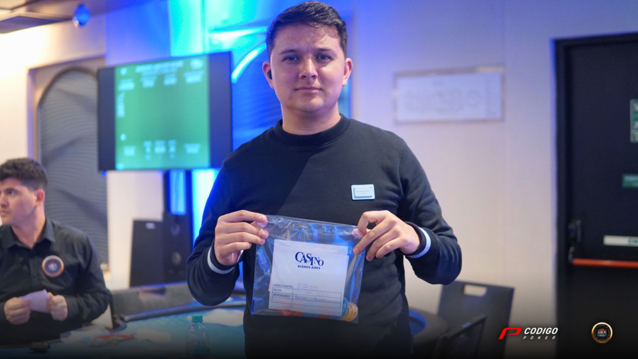 Hernán Pinzón fue el último líder de los Días 1 en el Main Event del KSOP Buenos Aires