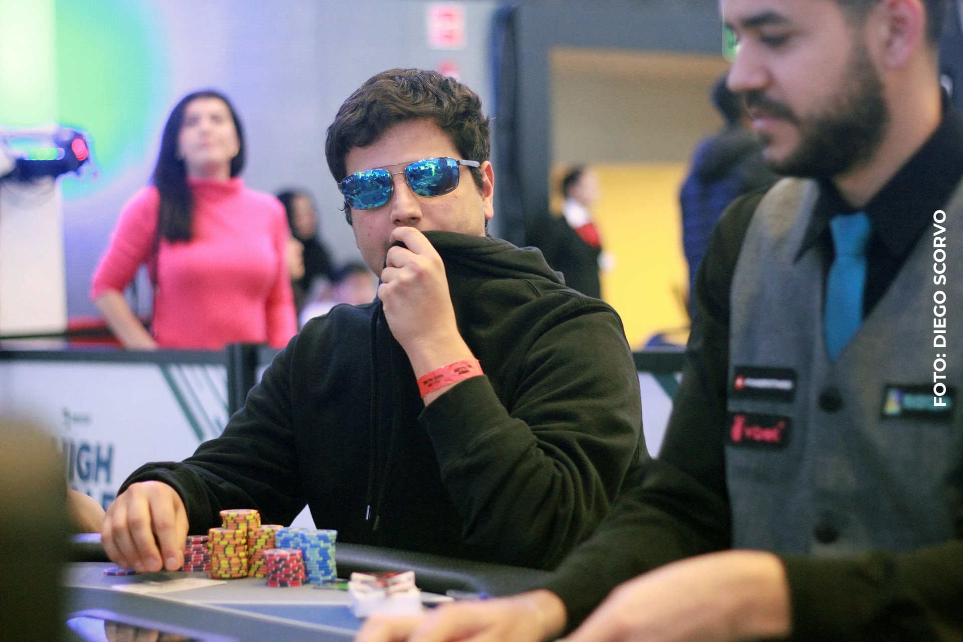 Marcelo Aziz para no HU do Evento 27 da GGMillion$ Week