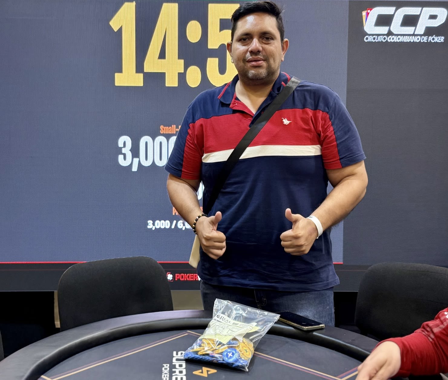 Yesid Royet comandó el Día 1B del Main Event en el CCP Barranquilla