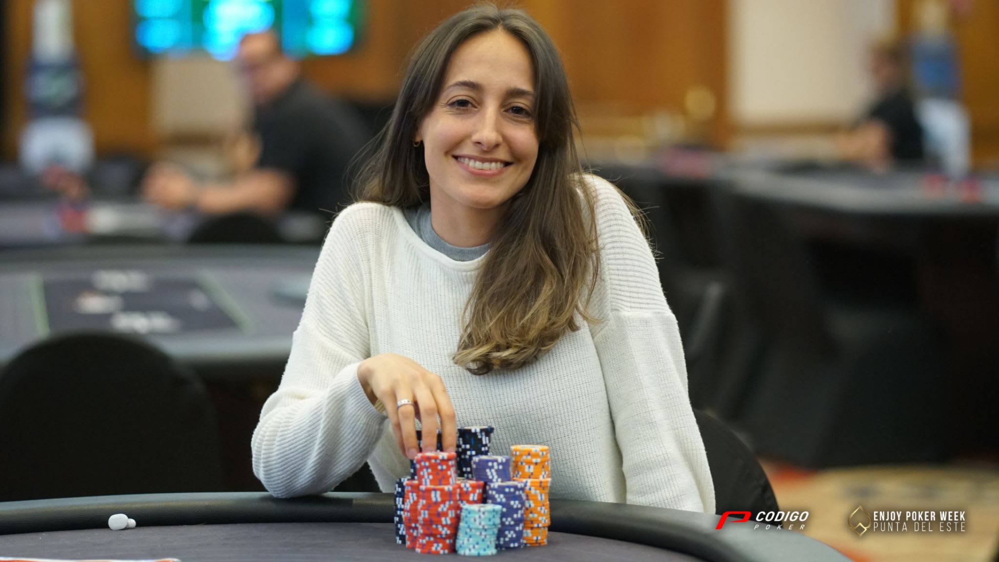 Poker Week High Roller Pamela Chipleader