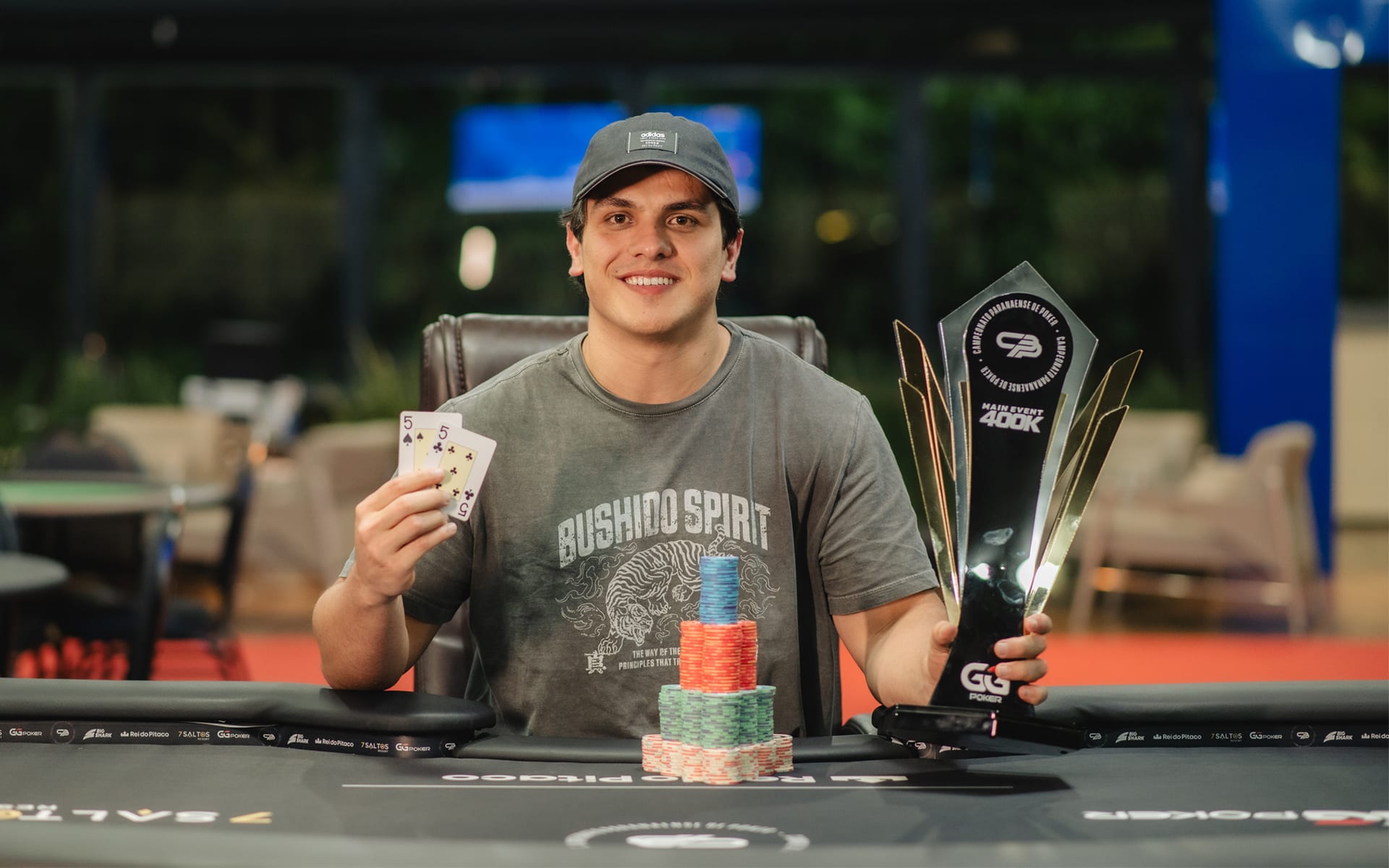 Matheus Felipe crava etapa de Londrina no Campeonato Paranaense de Poker