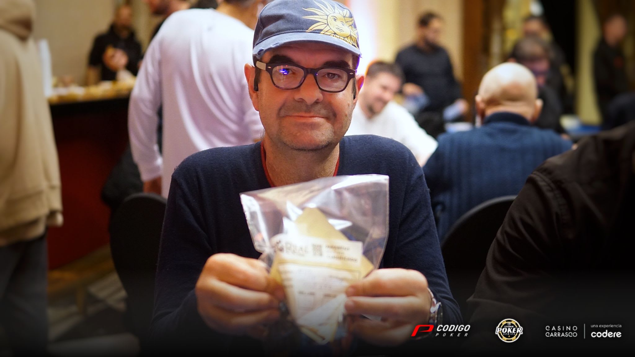 Juan Haller se adelantó en el inicio del High Roller del Codere Poker Series