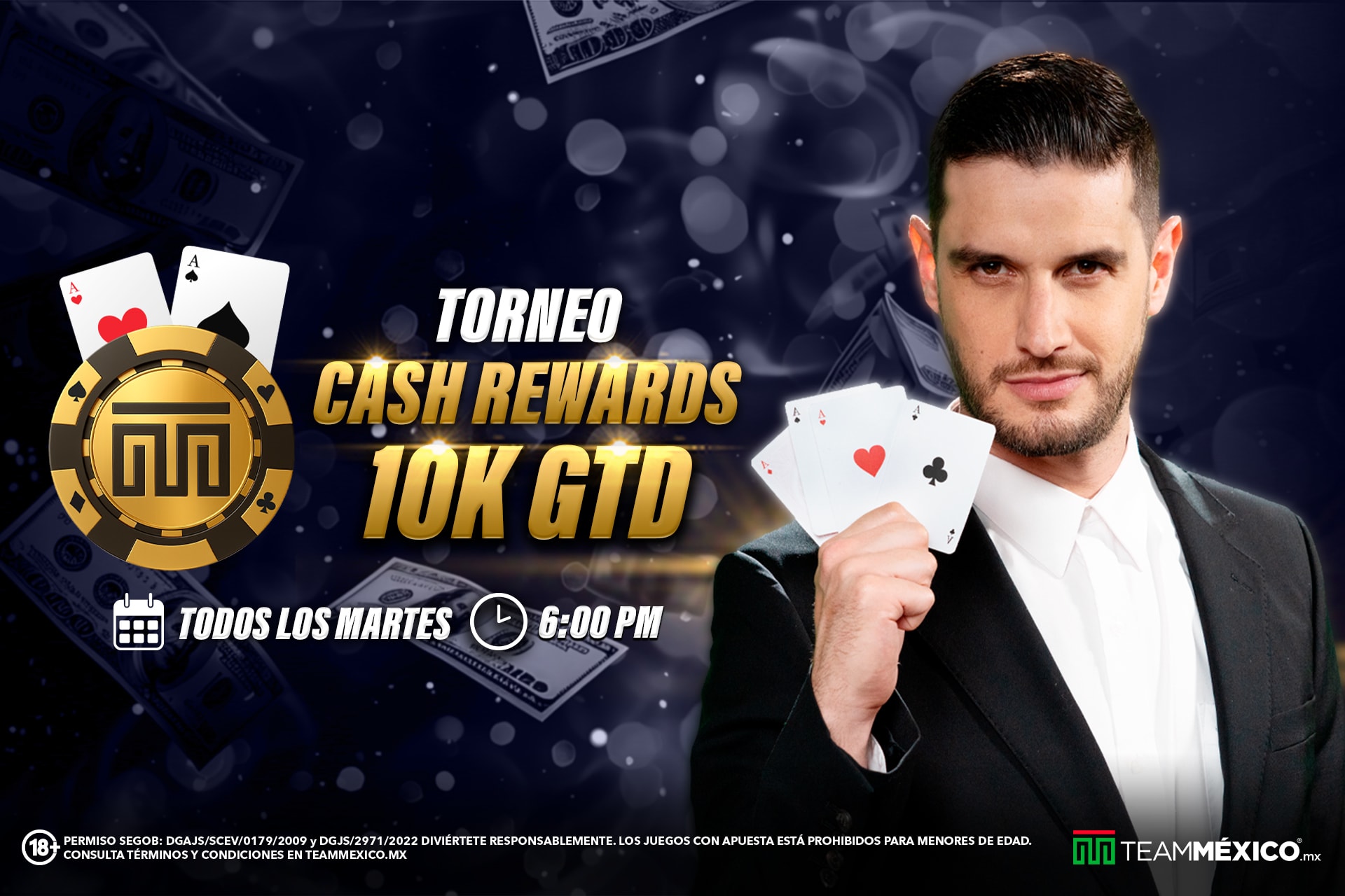 El Cash Rewards de Team México tuvo a Fabio Albarelli en 2º lugar