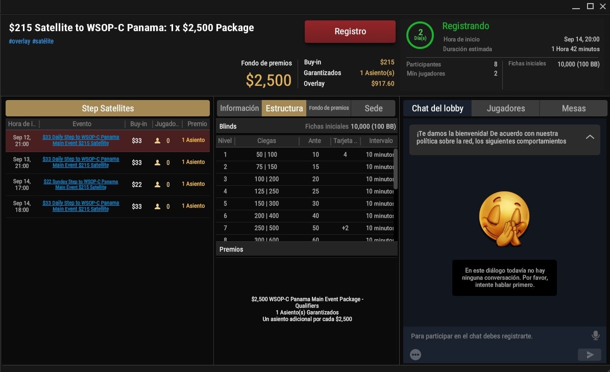 Satelite Wsopc Panama 215