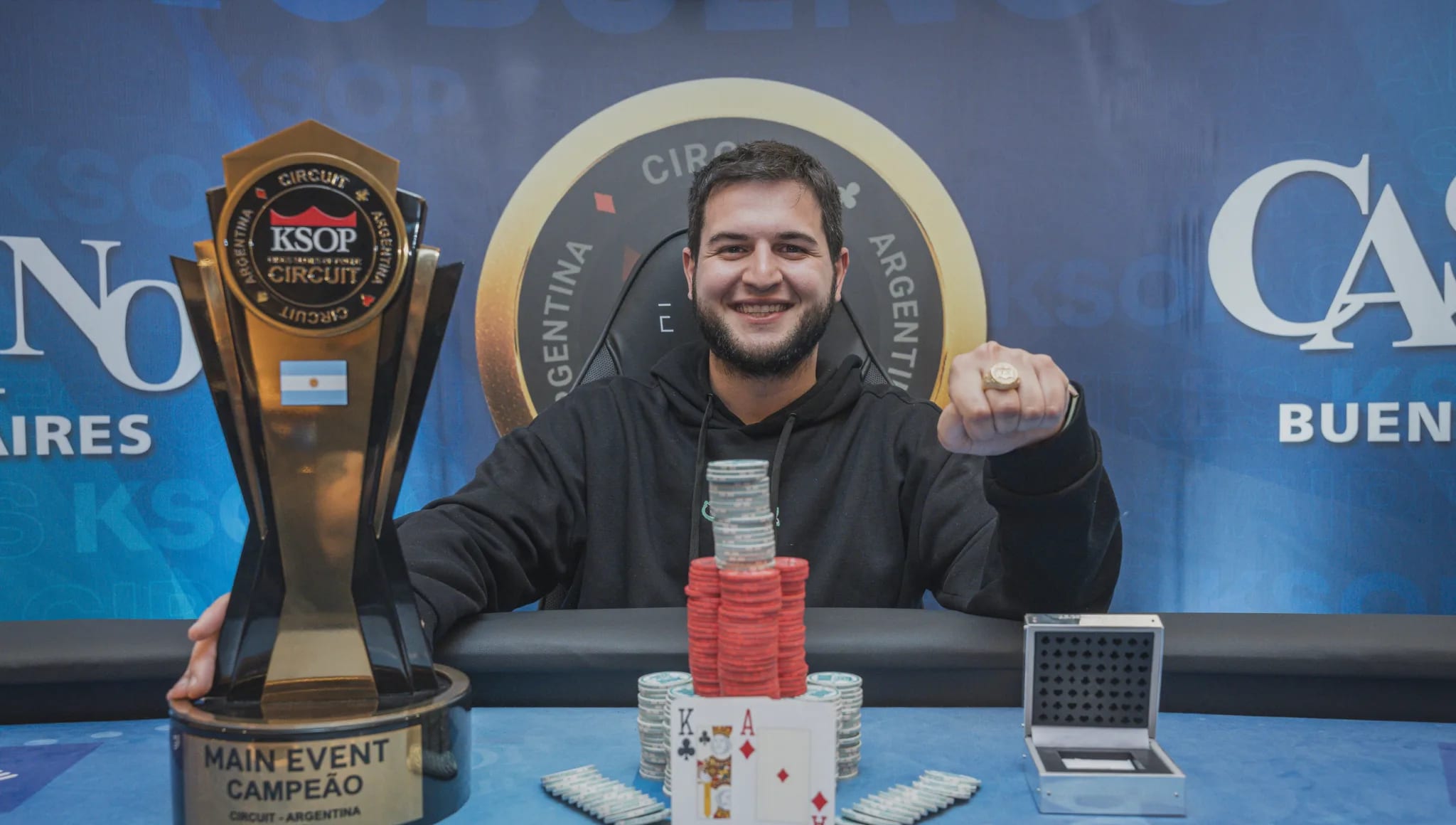 KSOP Circuit Buenos Aires: Matías Tello se consagró campeón del Main Event