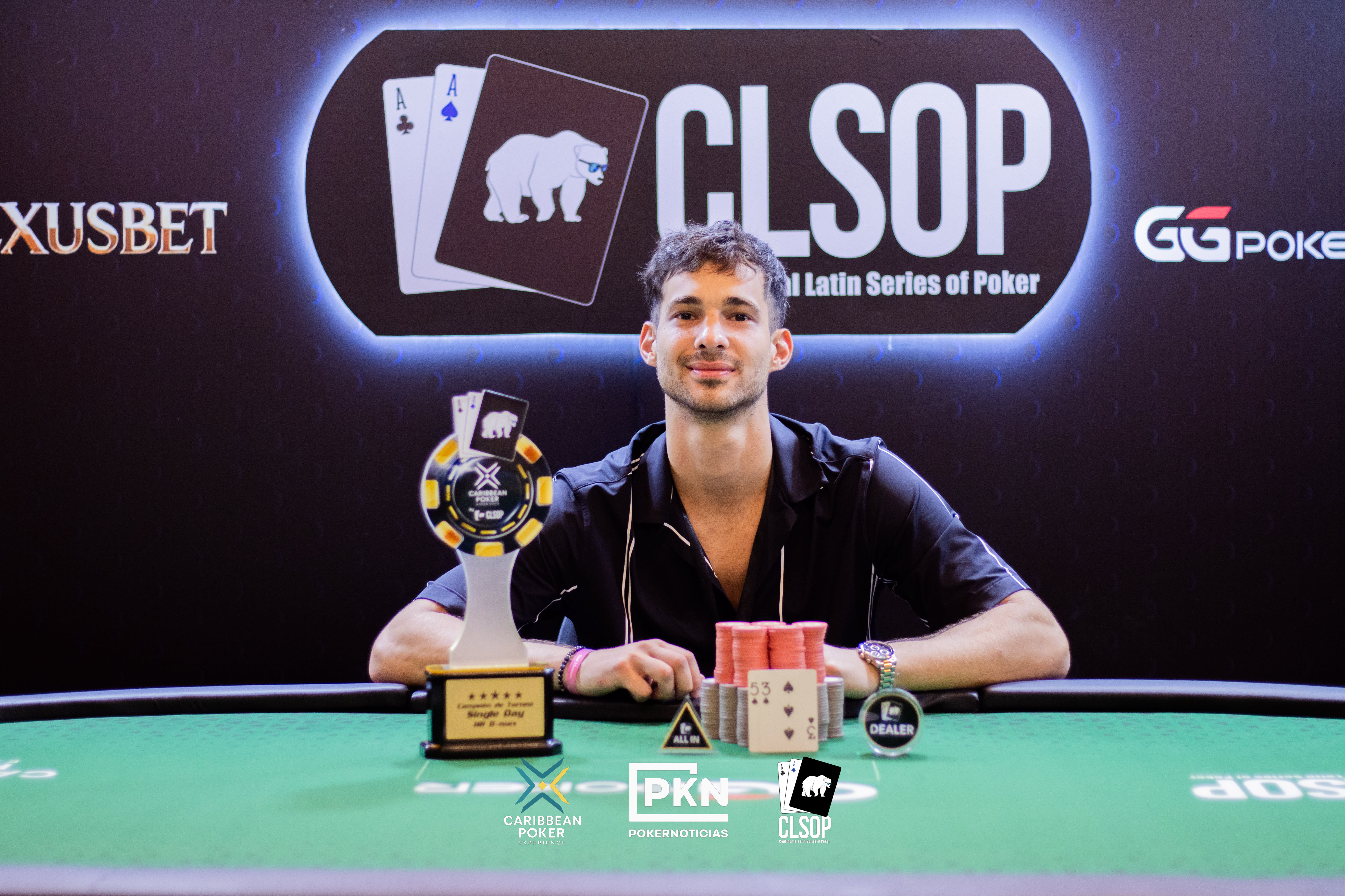 Gonzalo López se cargó el High Roller Light del Caribbean Poker Experience