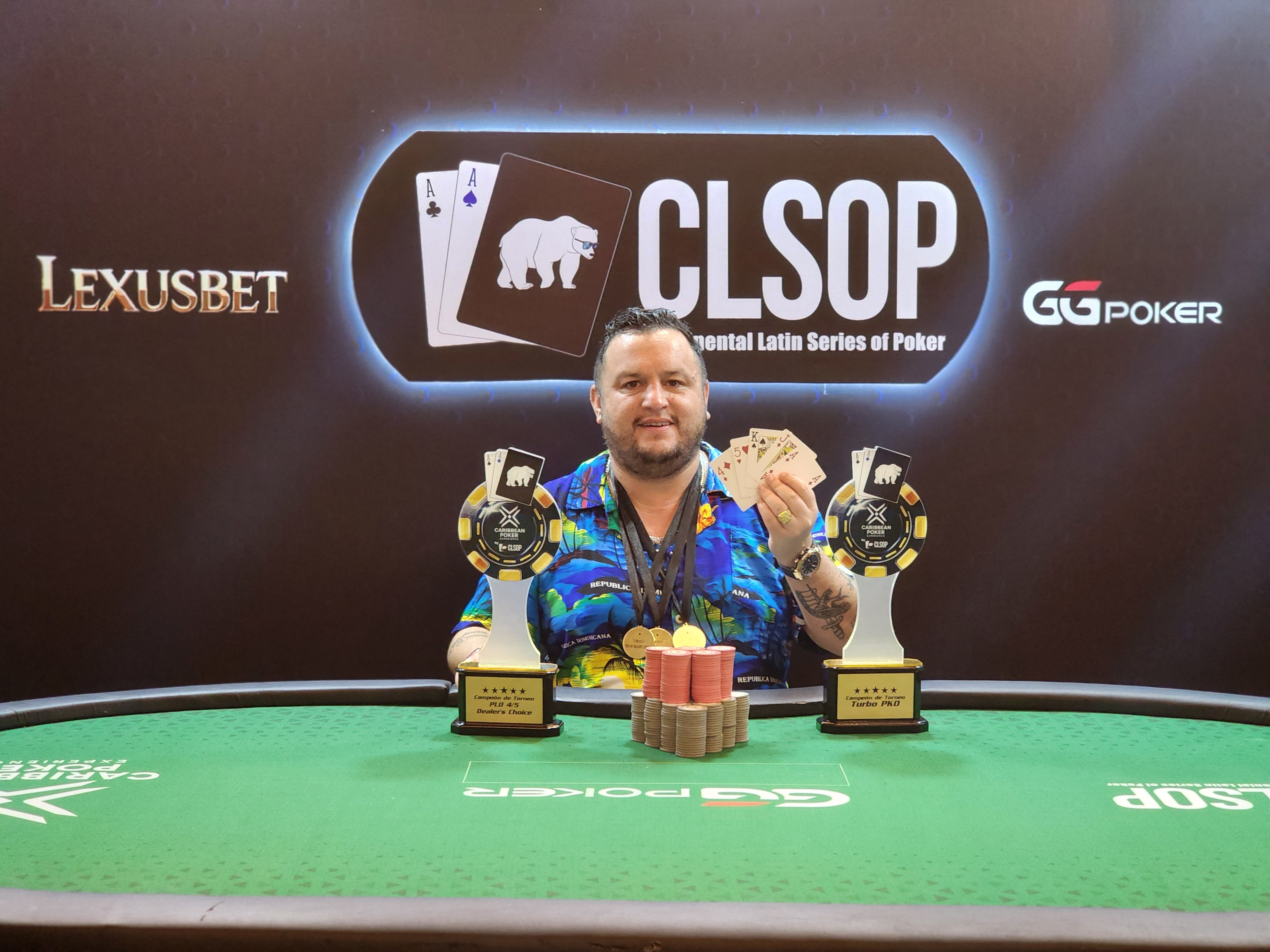 ¡Otra vez! Ariel Rosanova se quedó con el Omaha del Caribbean Poker Experience