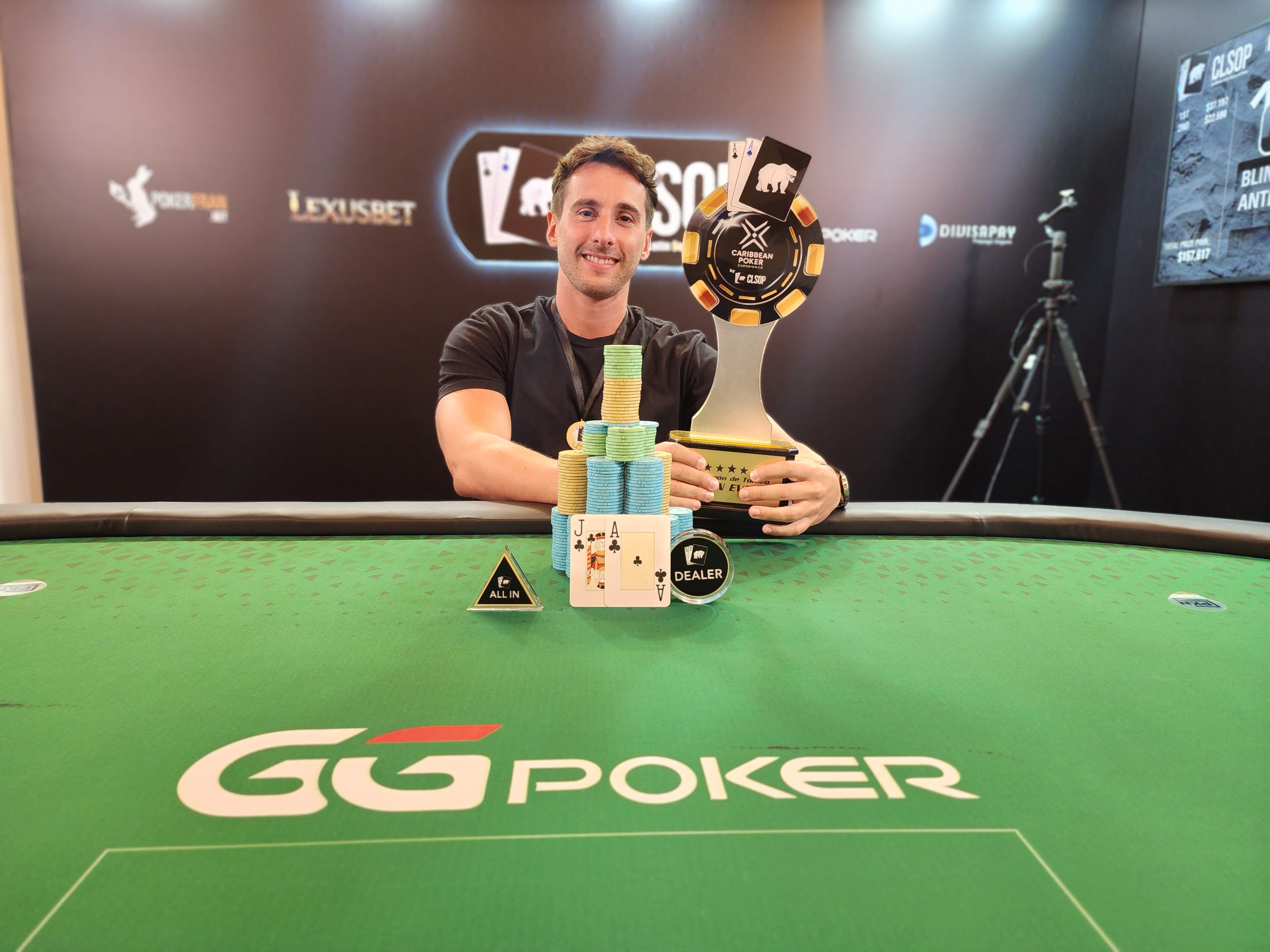 Agustín Baletto se quedó con el Main Event del Caribbean Poker Experience