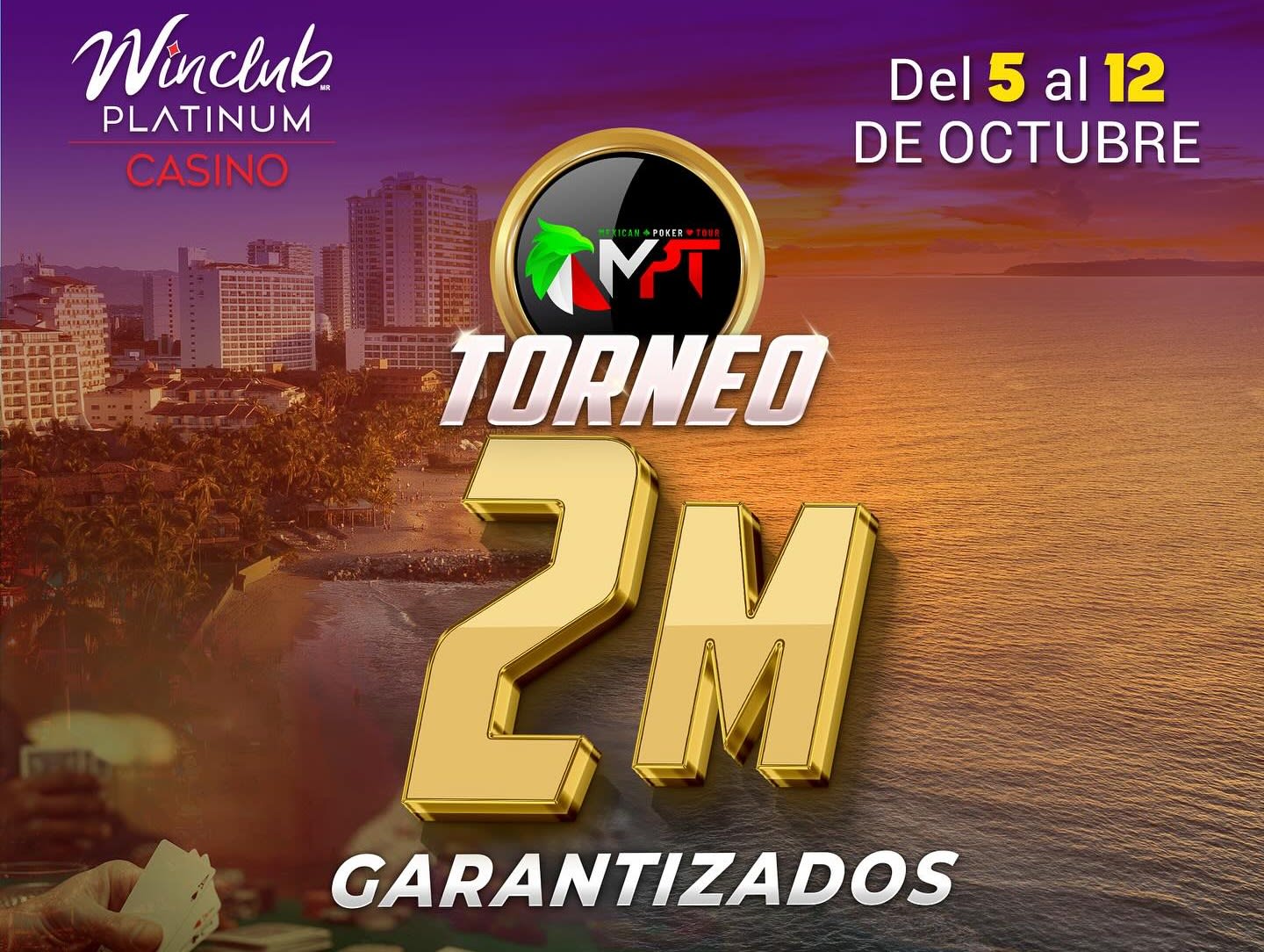 Regresa el Mexican Poker Tour: su Main Event será de $2M GTD