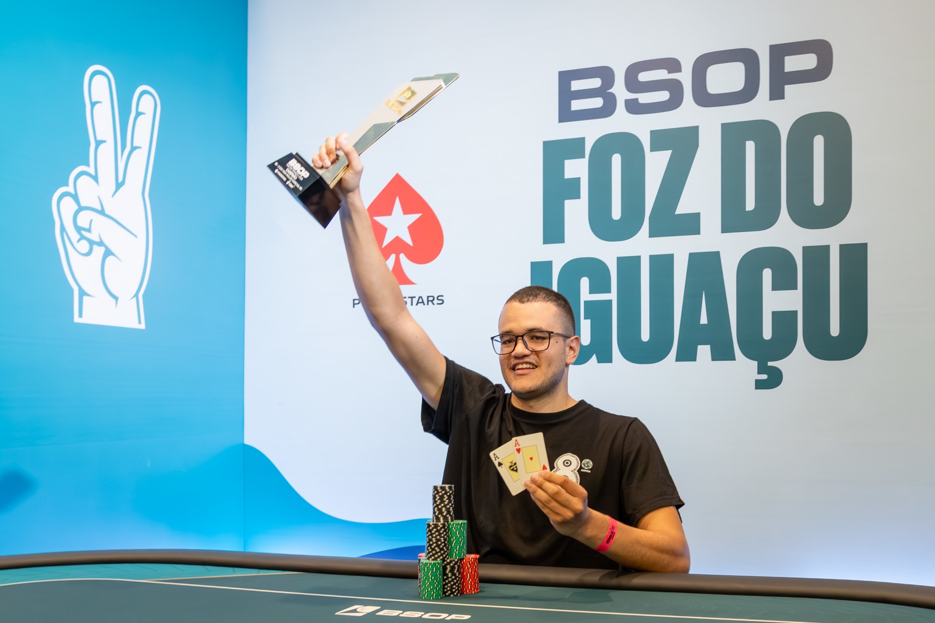 De nuevo campeón: Carlos Serrano le ganó a Bianchini el 2-Day High Roller del BSOP Foz de Iguazú