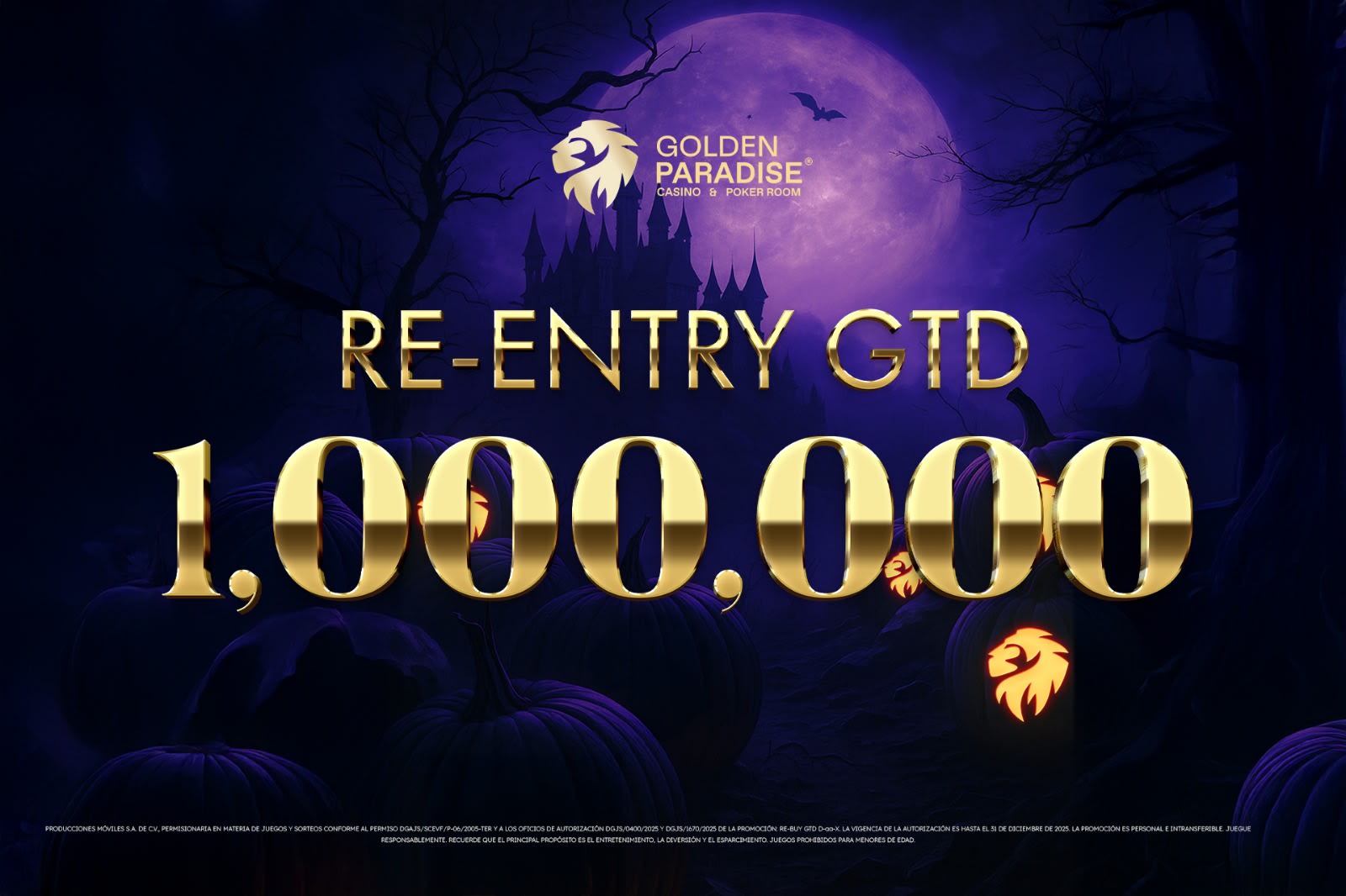 Golden Paradise ofrece un gran estelar de octubre con $1M GTD