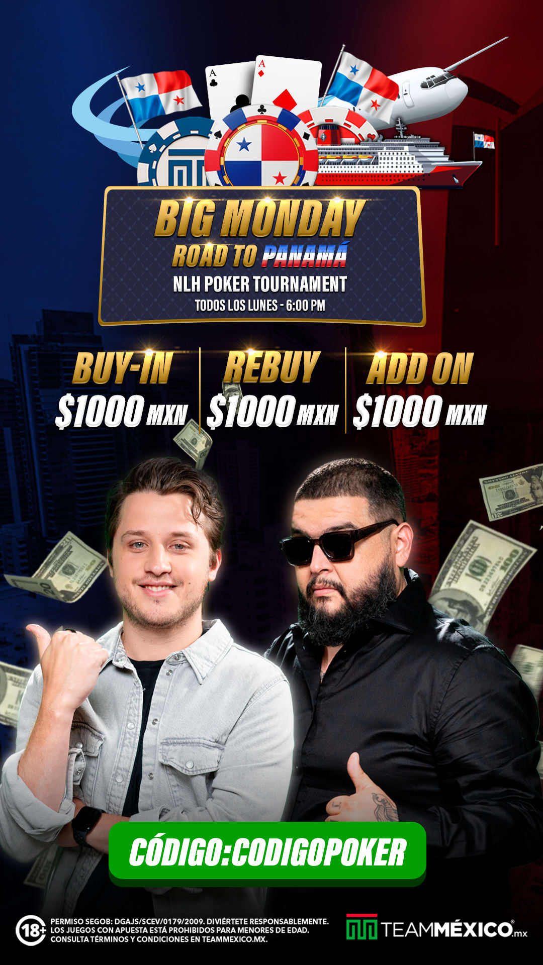 Bigmonday Panama Codigopoker Vertical