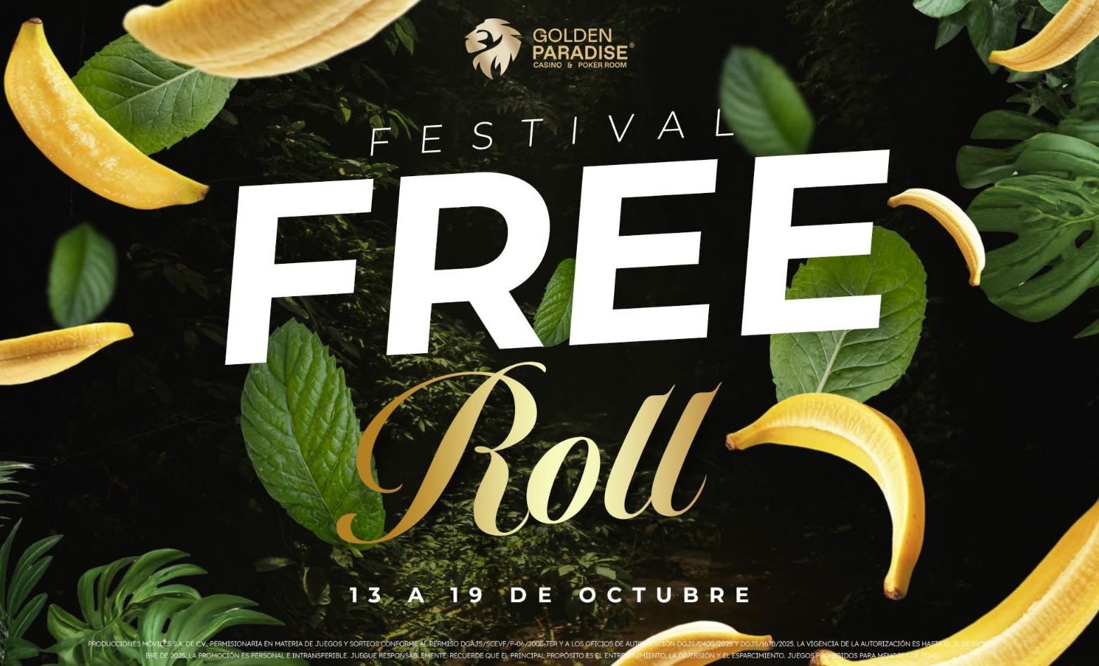 Golden Paradise lanza su festival Freeroll: ¡Juega toda la semana!