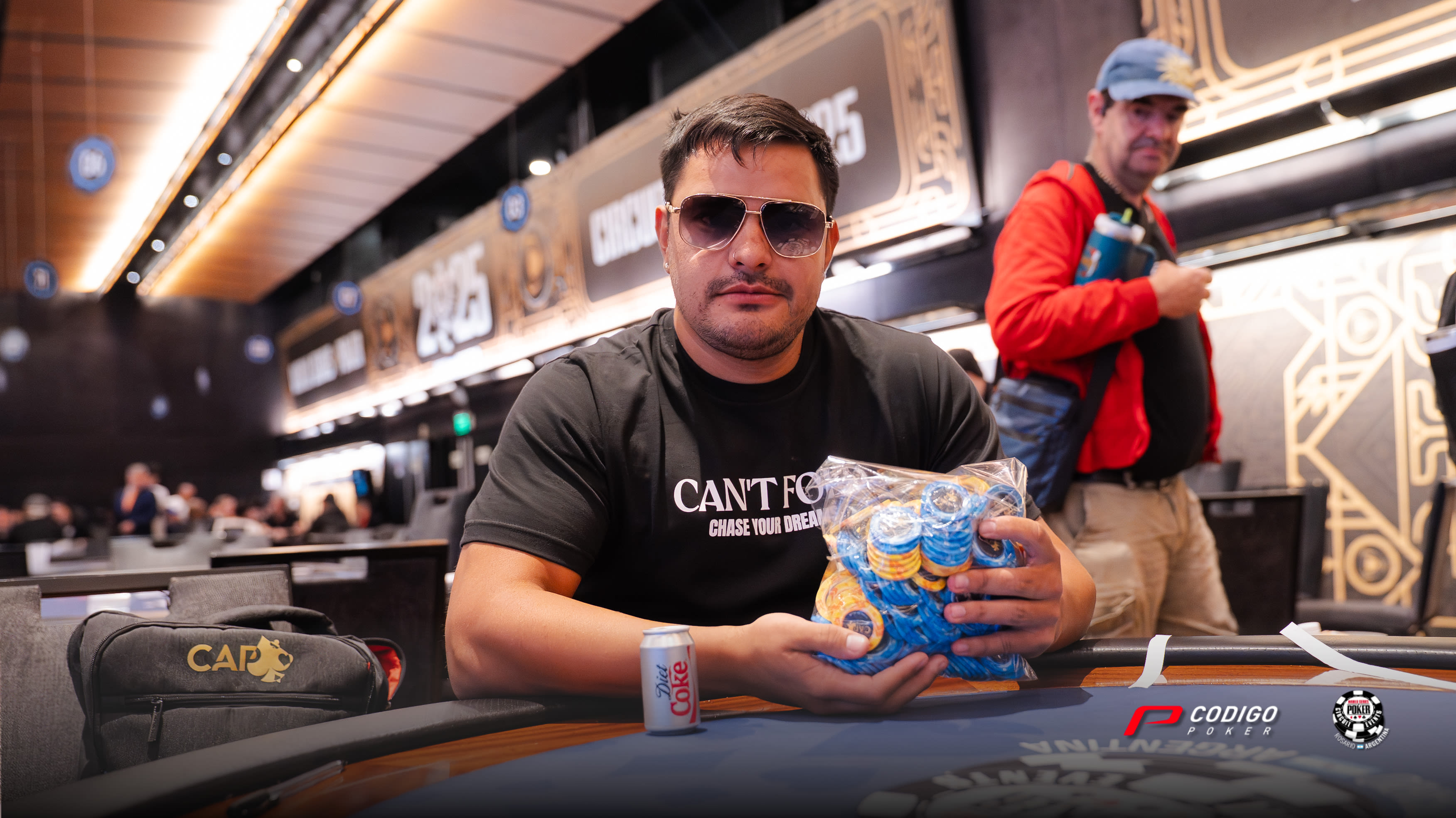 WSOP Rosario: Sebastián Zalazar lideró el Día 1B del Main Event