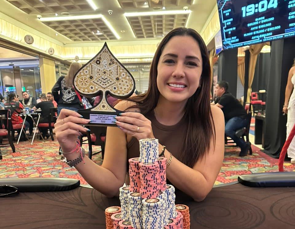 Marllorye Piranio venció con encanto en el Casino Palace Cancún