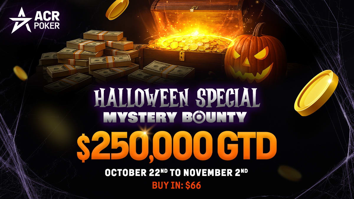 ACR Poker reparte dulces premios en sus torneos de Halloween