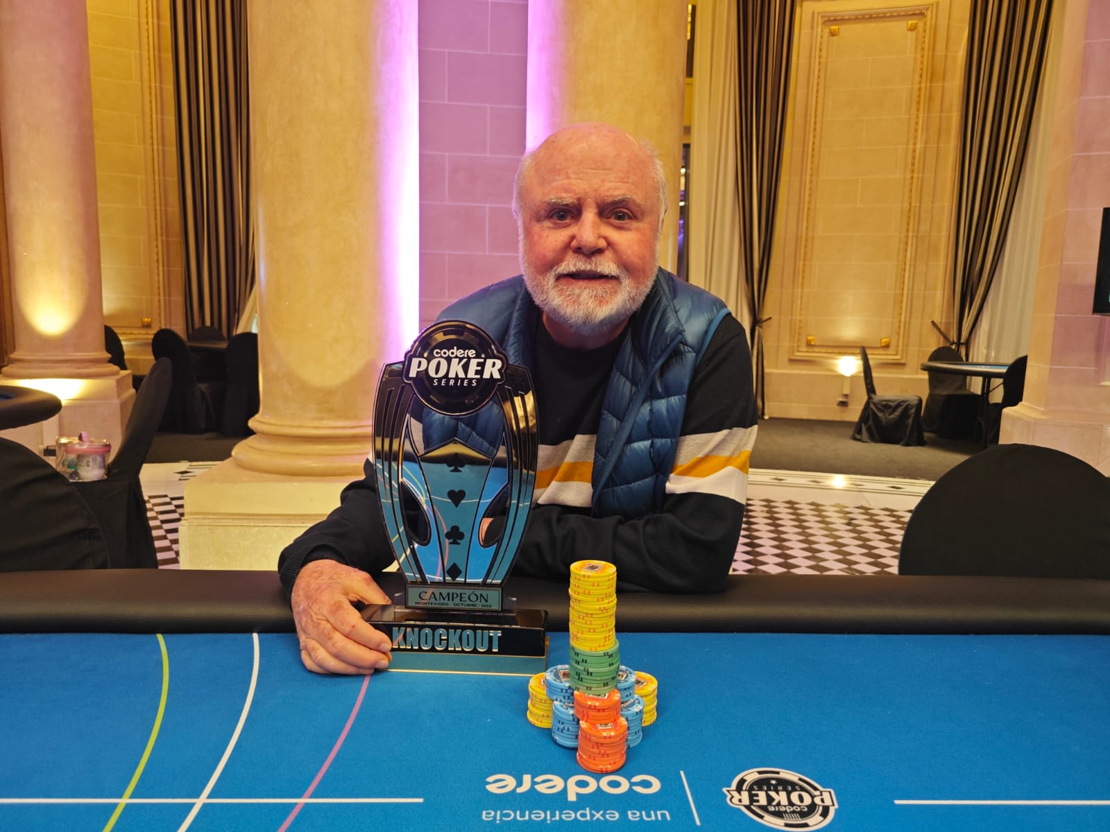 Moses Frajhof Campeon Torneo Knockout Codere Poker Series