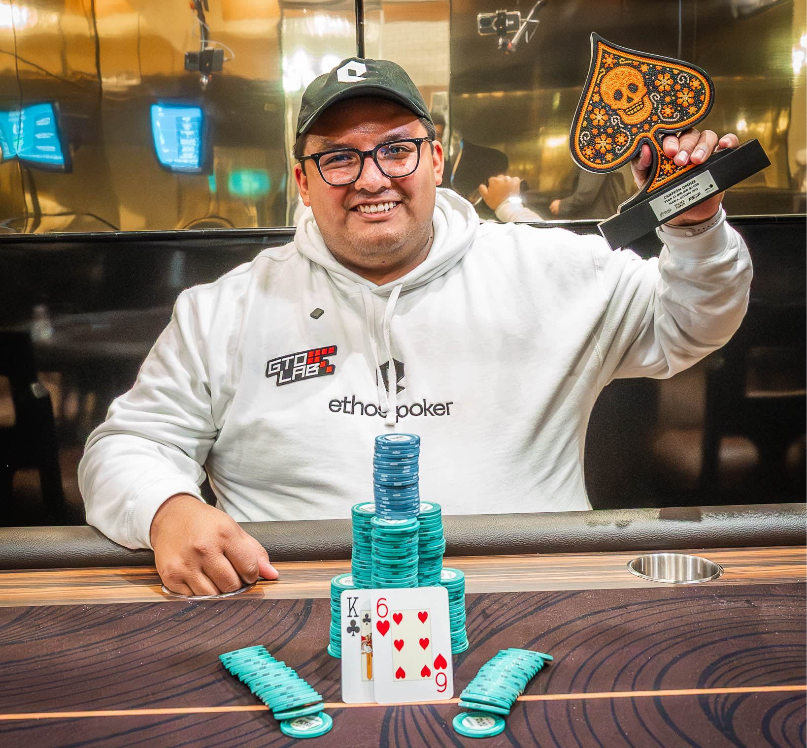 Osvaldo Mejía se quedó la primer calaverita en la PSOP Puebla