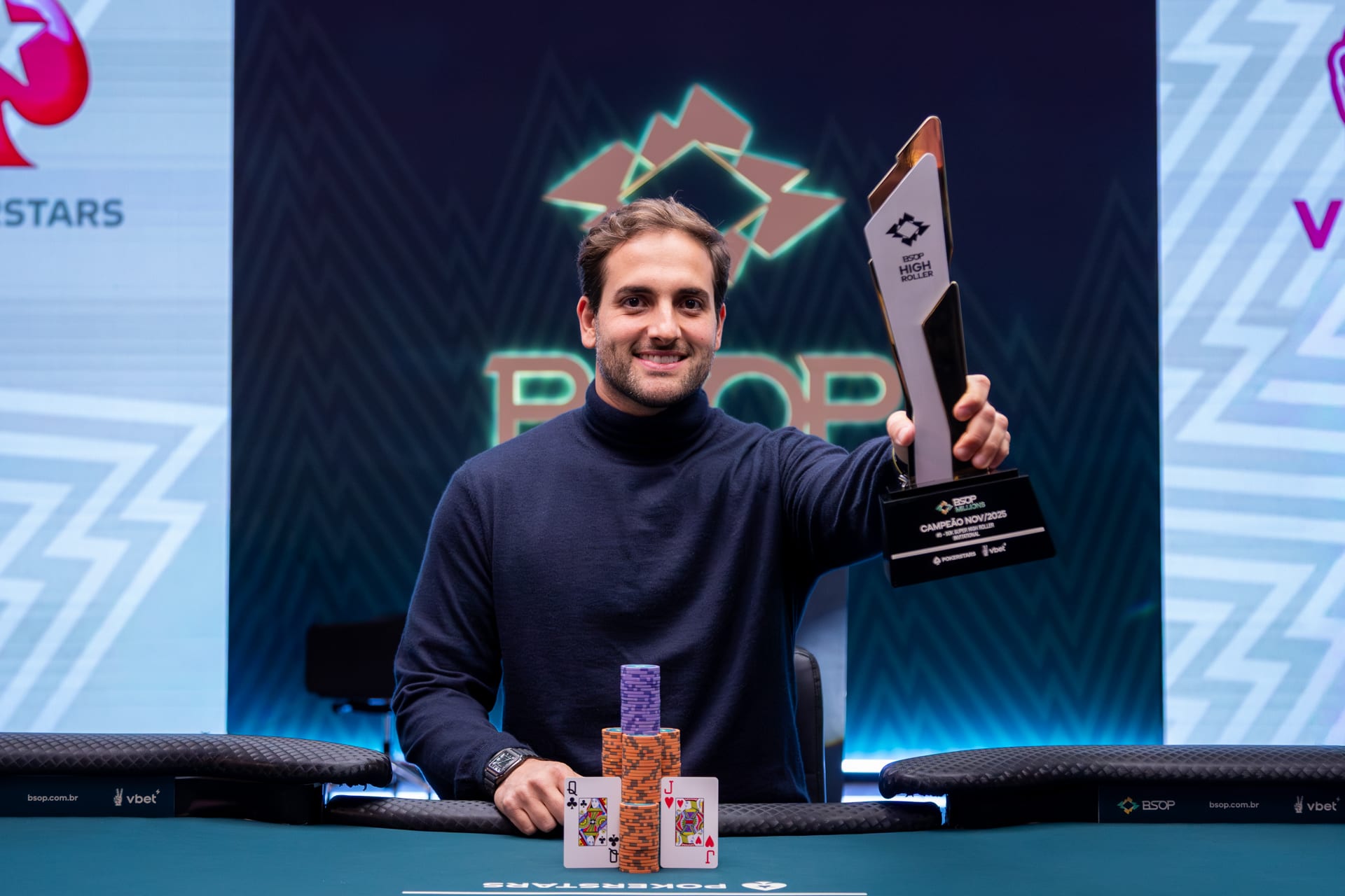 Em grade fase, João Simão vence 50K Invitational no BSOP Millions e leva prêmio de sete dígitos