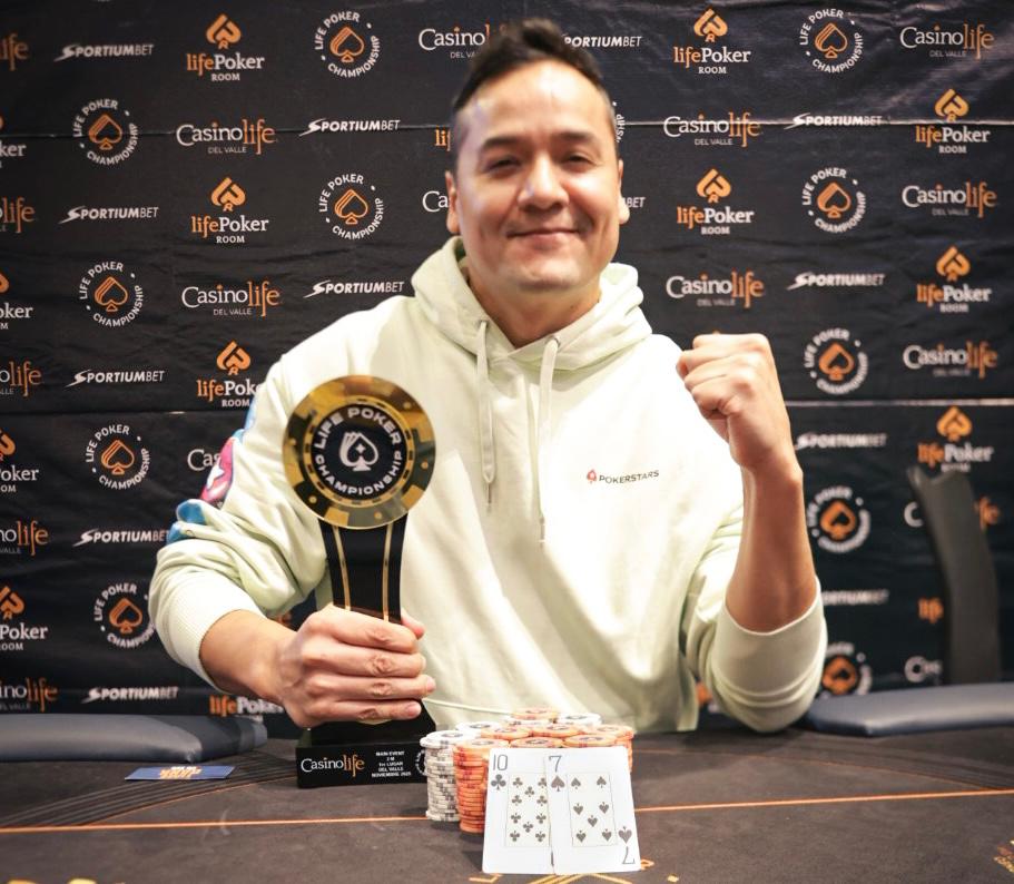 Saba Peralta conquistó el Life Poker Championship de la CDMX