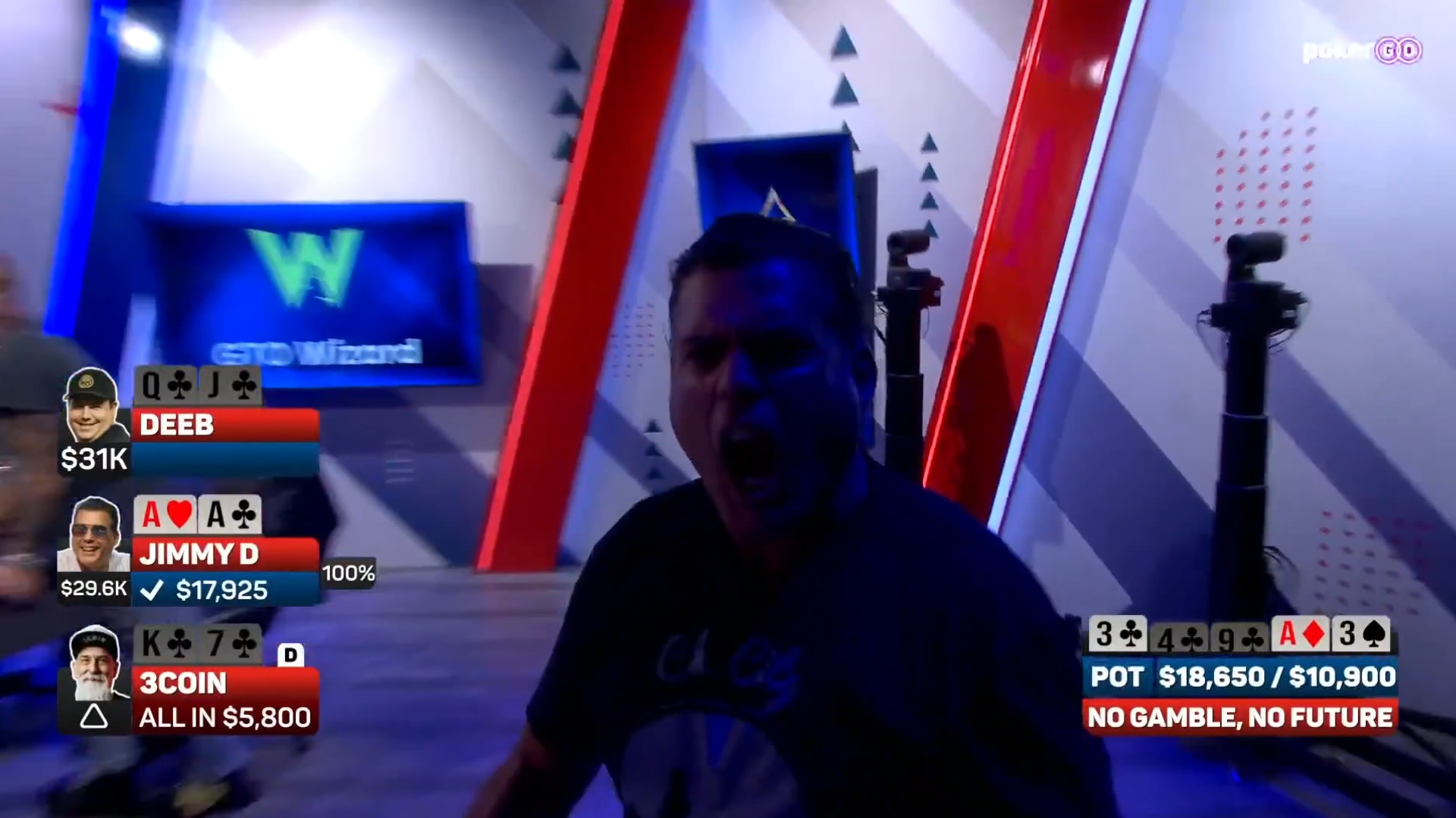 Jimmy D’Ambrosio ganó la mano más loca de No Gamble No Future Live