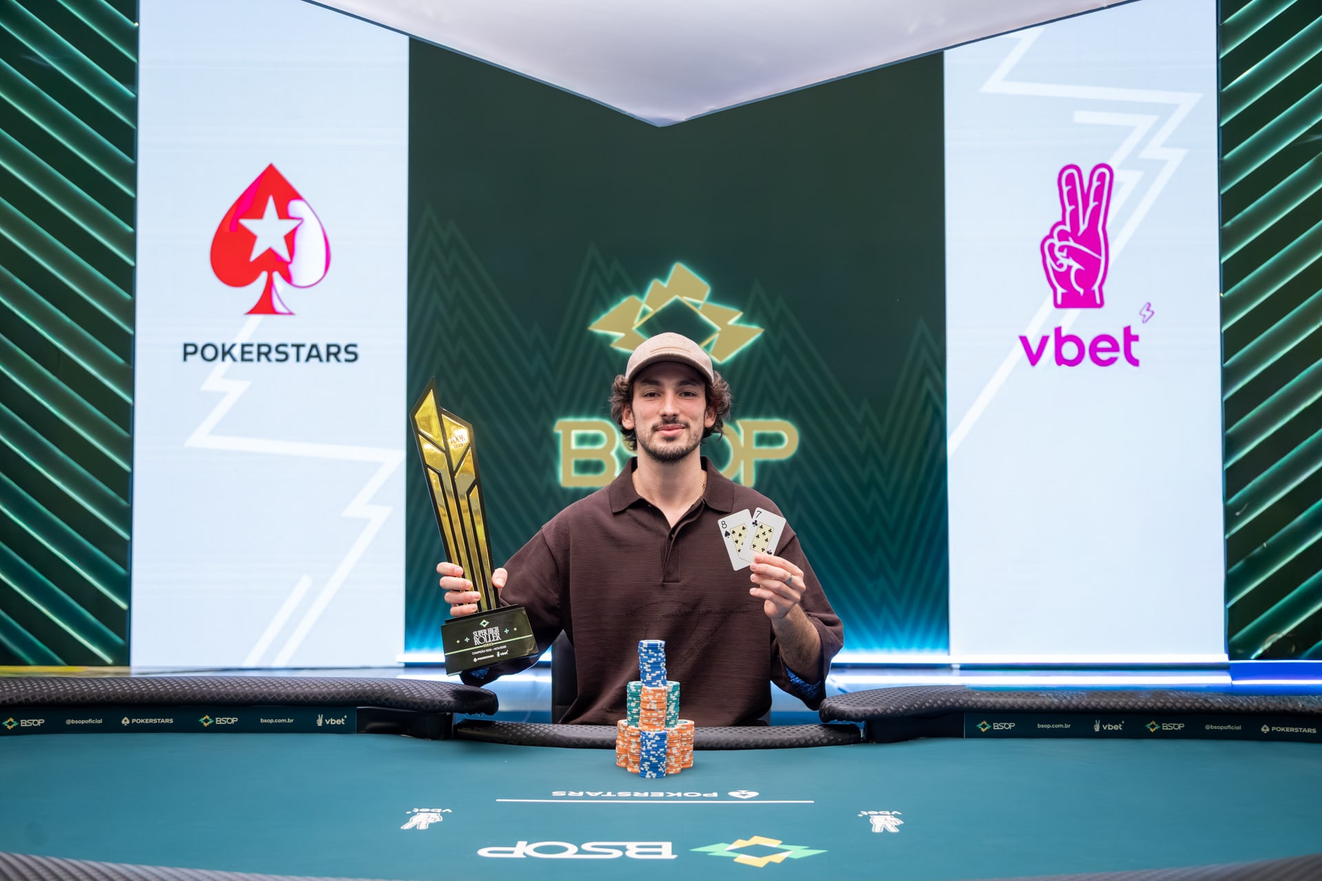 Mehdi Chaoui vence 100K SHR no BSOP Millions e leva R$ 1,5 milhão
