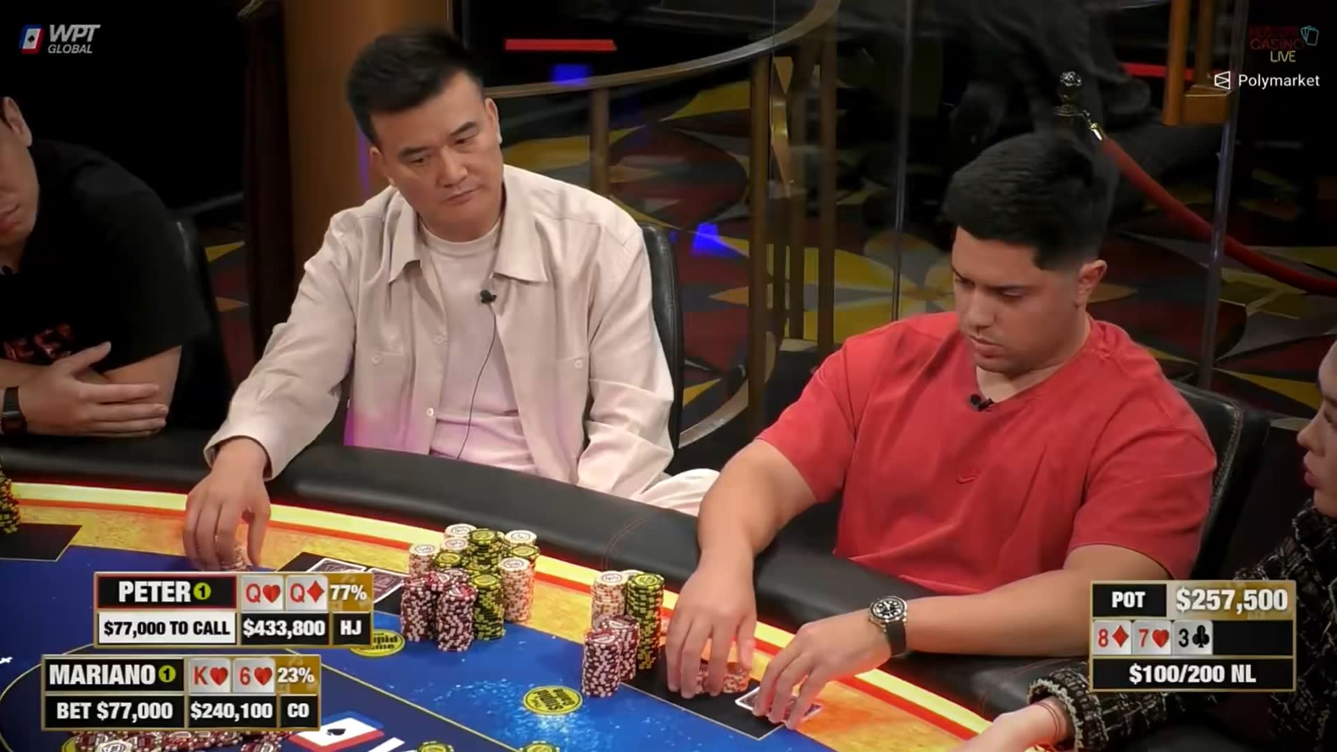 Mariano Grandoli hizo un bluff por US$250K en Hustler Casino Live