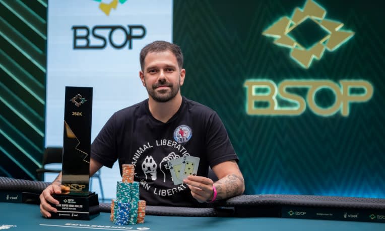 Felipe Boianovsky fue profeta en su tierra y ganó el SHR 250K del BSOP Millions