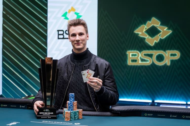 Campeao Zdenek Zizka 50 500K Super High Roller Main Event 2