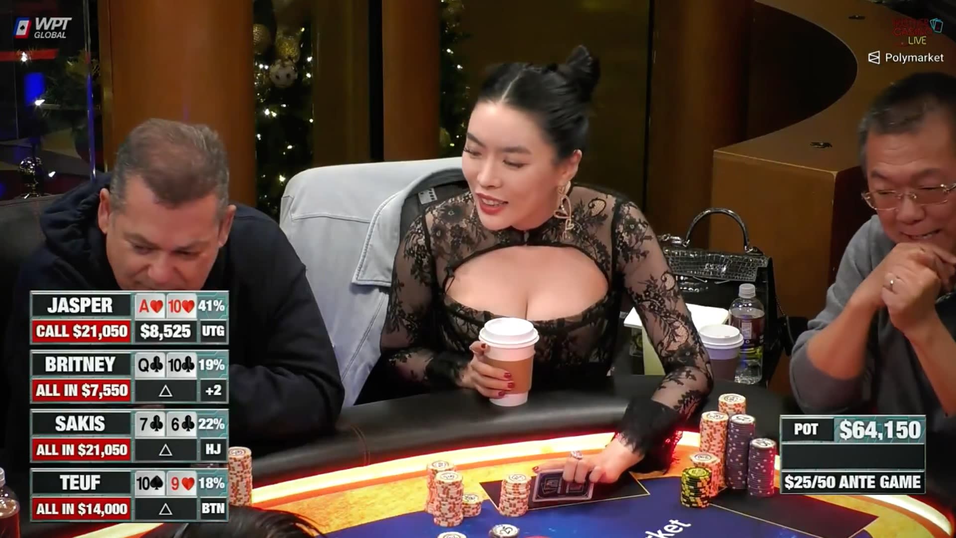 Hustler Casino Live volvió a su programación habitual con un 4-way all-in por US$65K