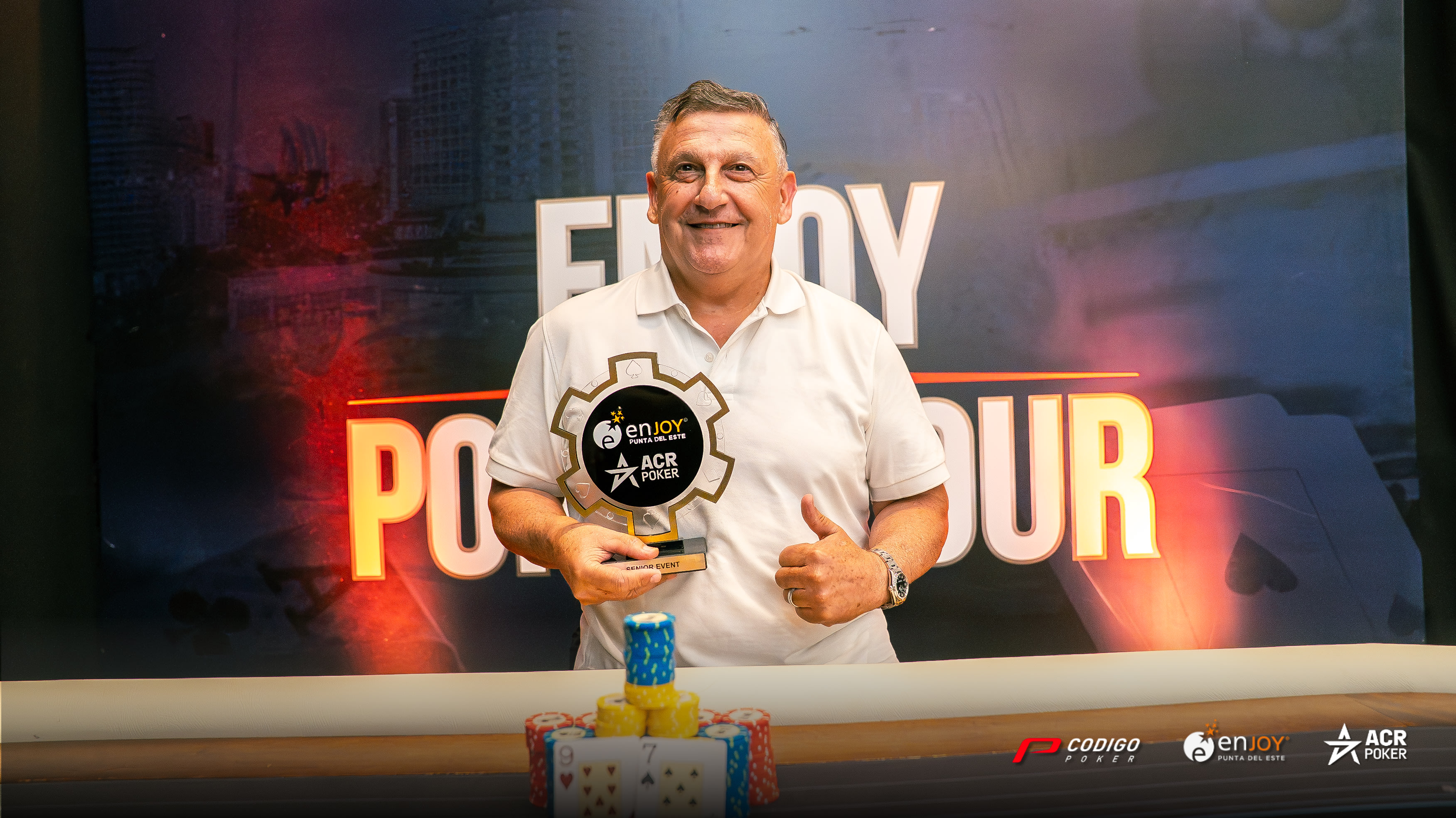 Enjoy Poker Tour: Sergio Di Pego se quedó con el Senior Event