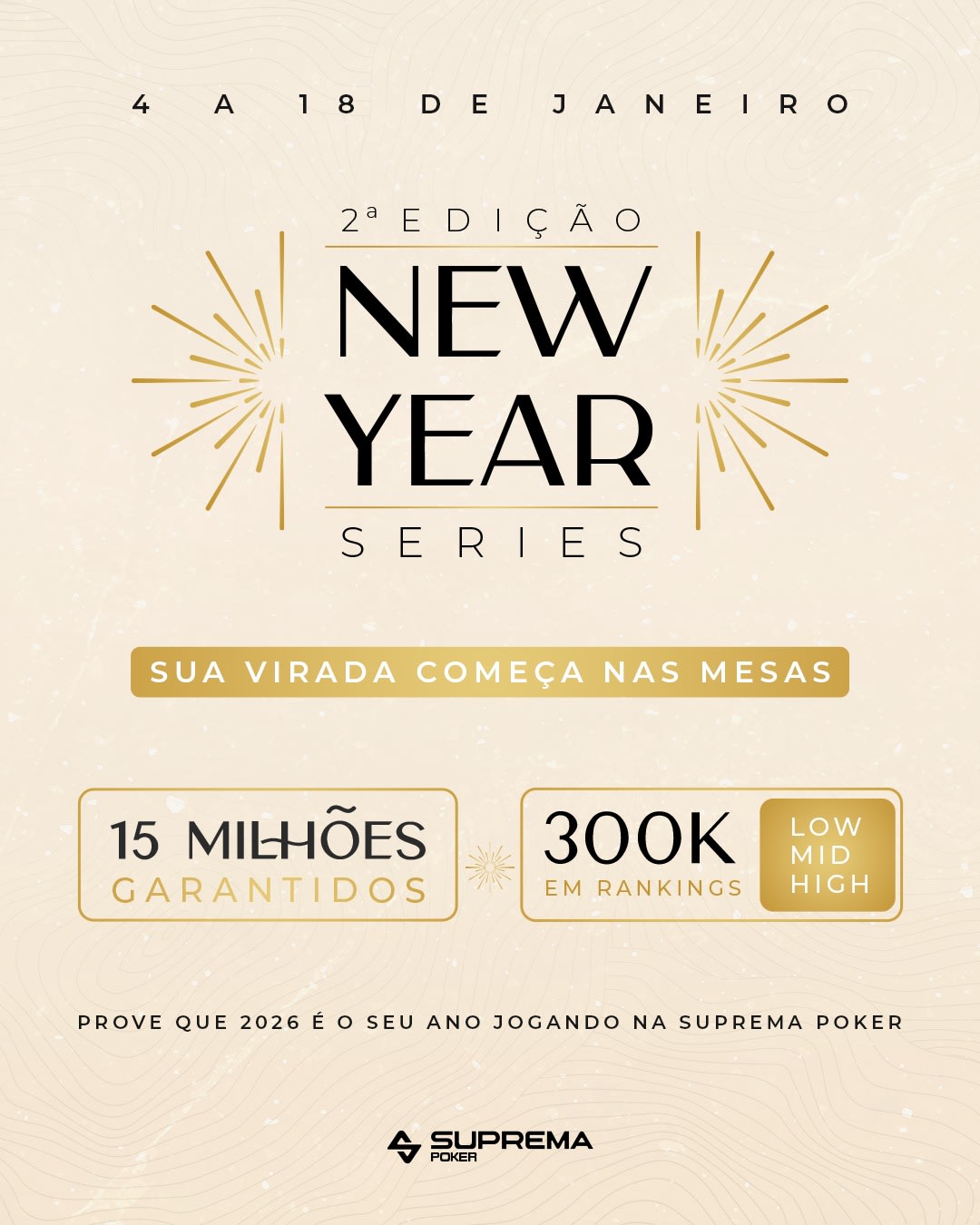 Serie Ano Nuevo Suprema Poker